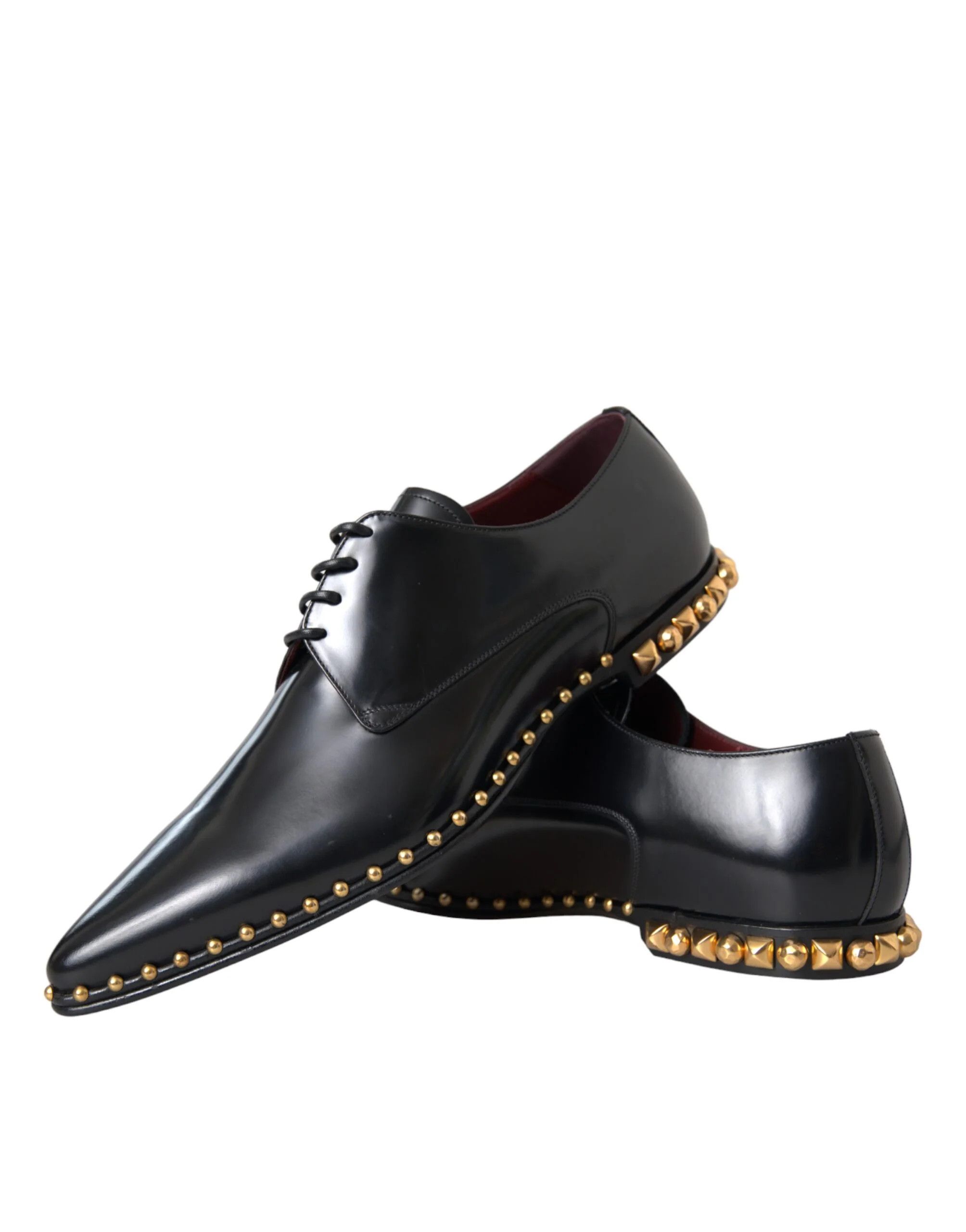 Dolce & Gabbana o1y0125 Leather Laced Shoes in Black Size US 6.5 / EU 39-40 - 7 Thumbnail