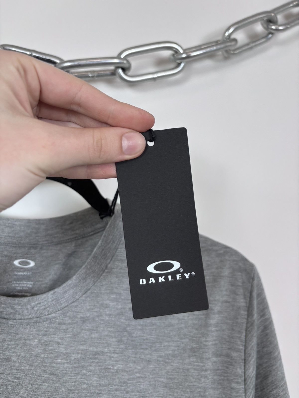 Oakley Oakley Gray Melange NWT Texas USA T-Shirt Tee Men’s Big Logo Size US S / EU 44-46 / 1 - 10 Thumbnail
