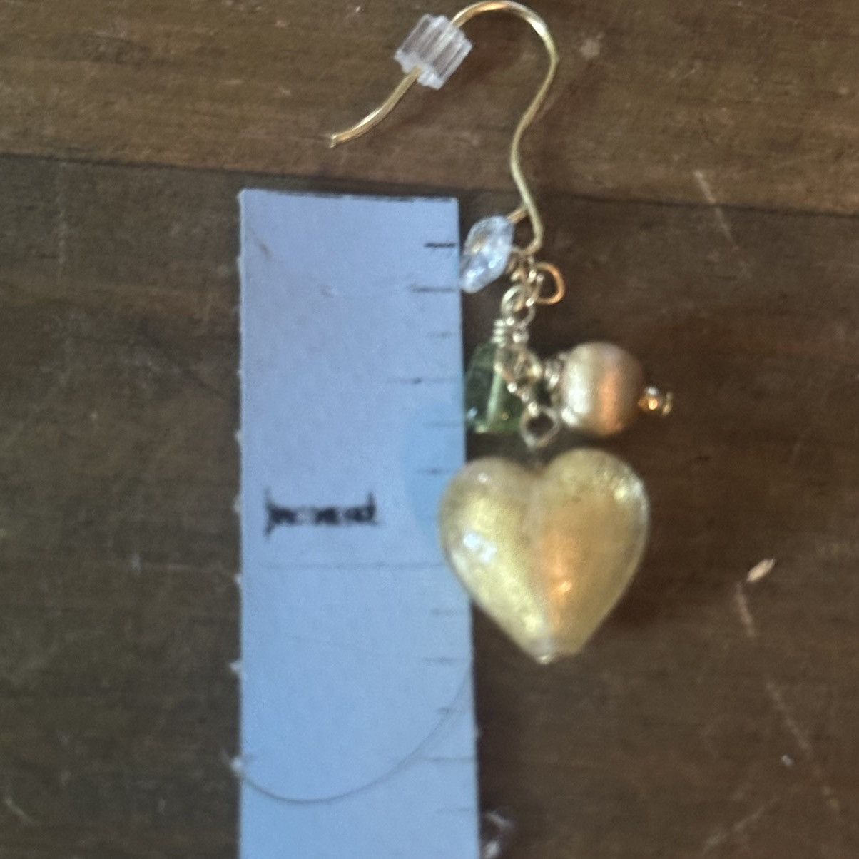 Macys Macy’s 18K plated sterling silver dangle heart earrings Size ONE SIZE - 4 Thumbnail