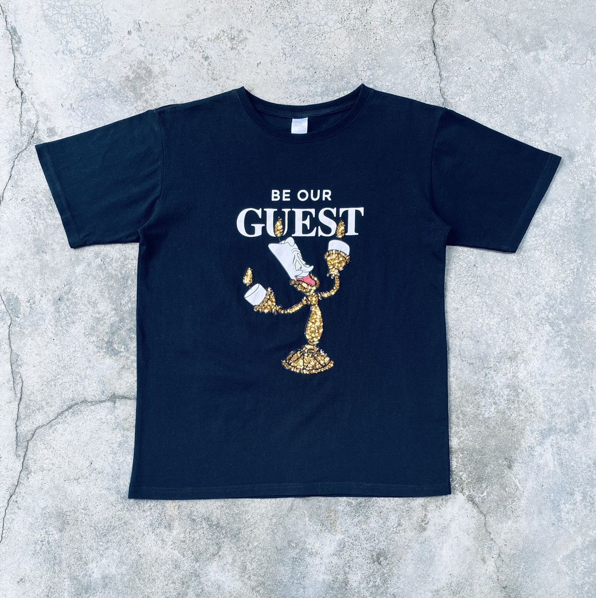 Vintage Vintage Anime Beauty And The Beast-Be Our Guest Tees Size US M / EU 48-50 / 2 - 1 Thumbnail