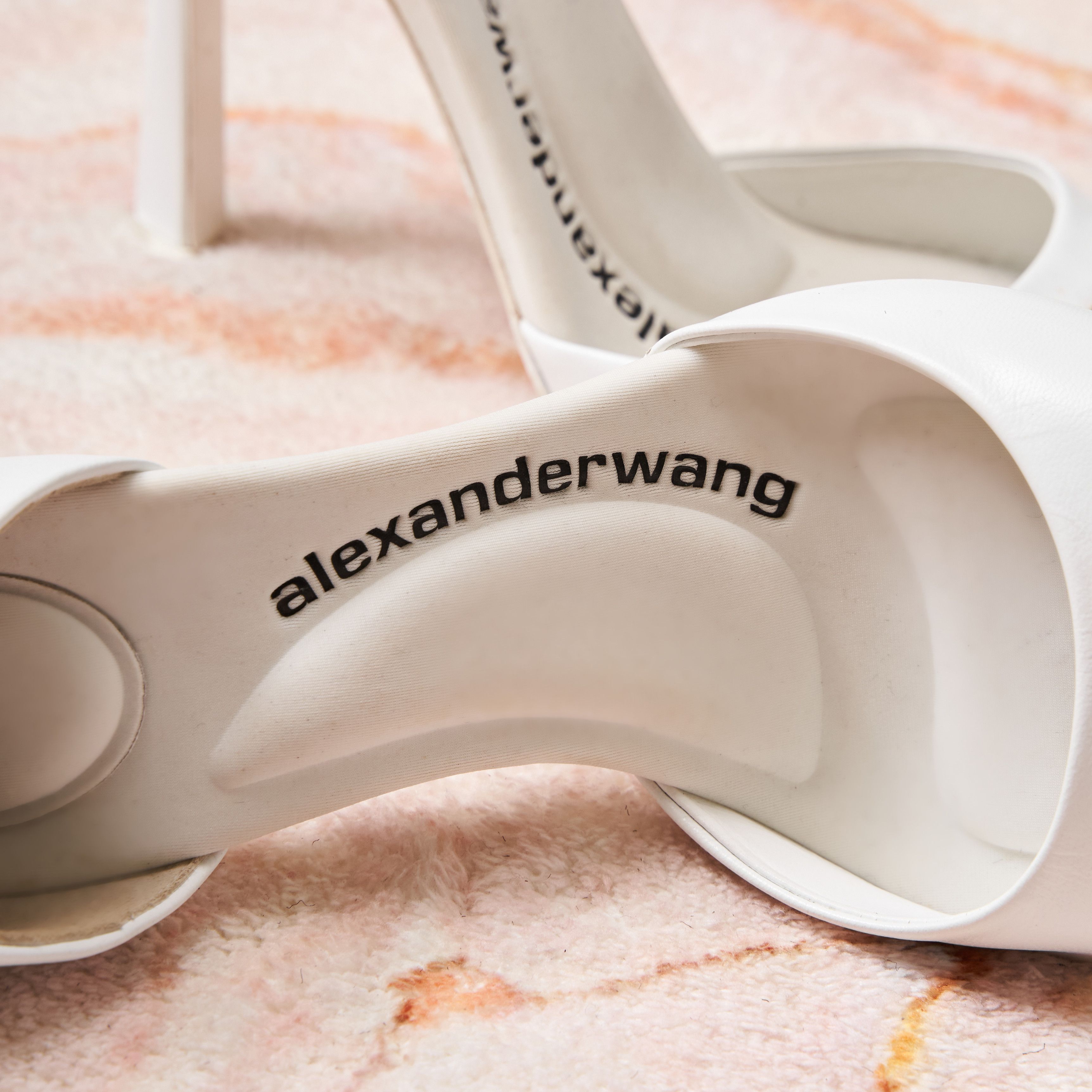 Alexander Wang ALEXANDER WANG Women's White Viola 105 Leather Pumps Size US 5 / IT 35 - 3 Thumbnail