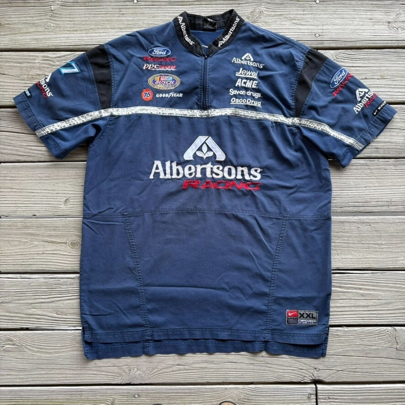 Nike × Vintage Nike Nascar Jason Keller Pit Crew Shirt Jersey Size XXL Size US XXL / EU 58 / 5 - 1 Thumbnail