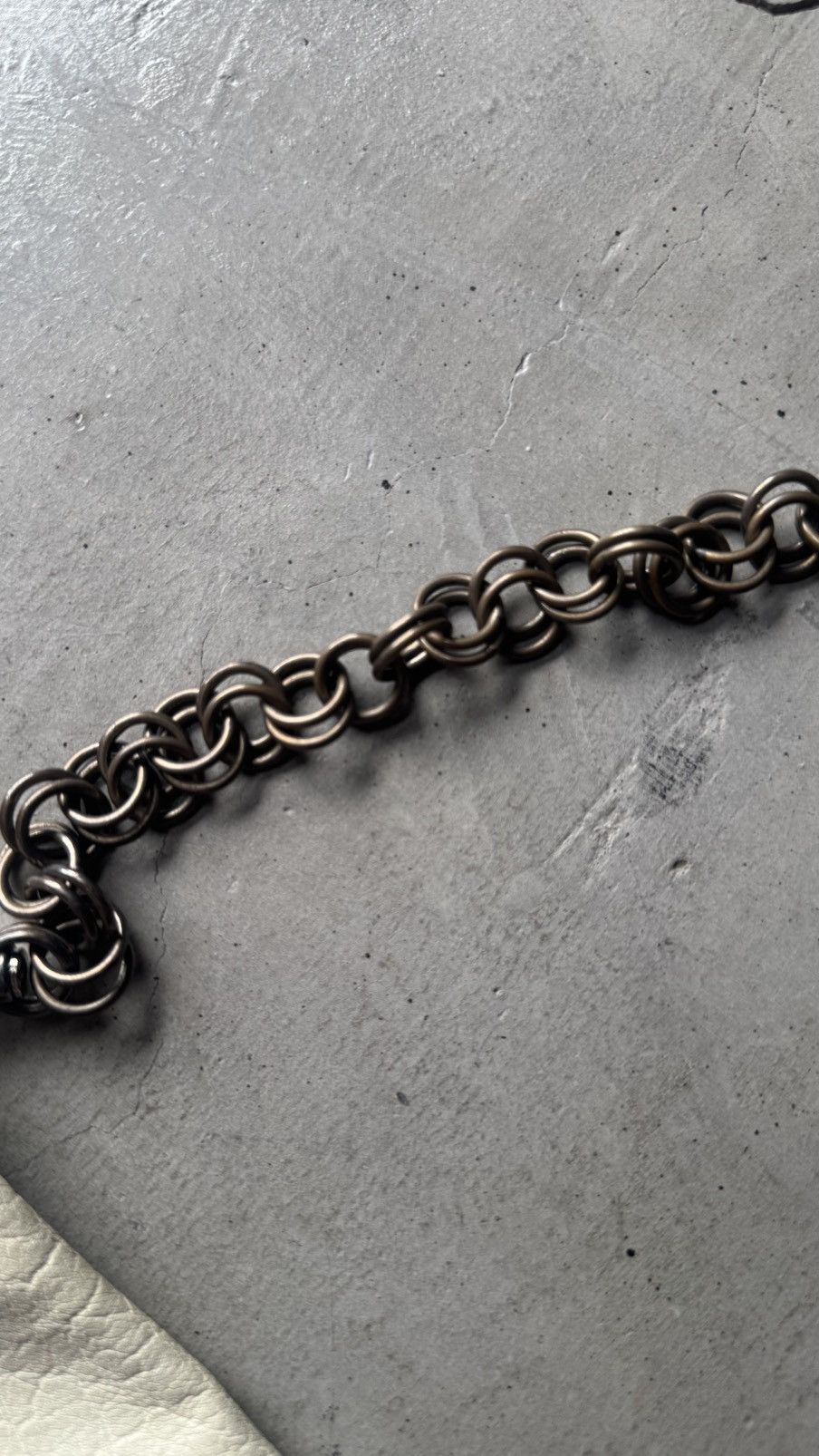 Prada PRADA Buffalo Metal Foldover Pushlock Chain Shoulder Bag Size ONE SIZE - 9 Thumbnail
