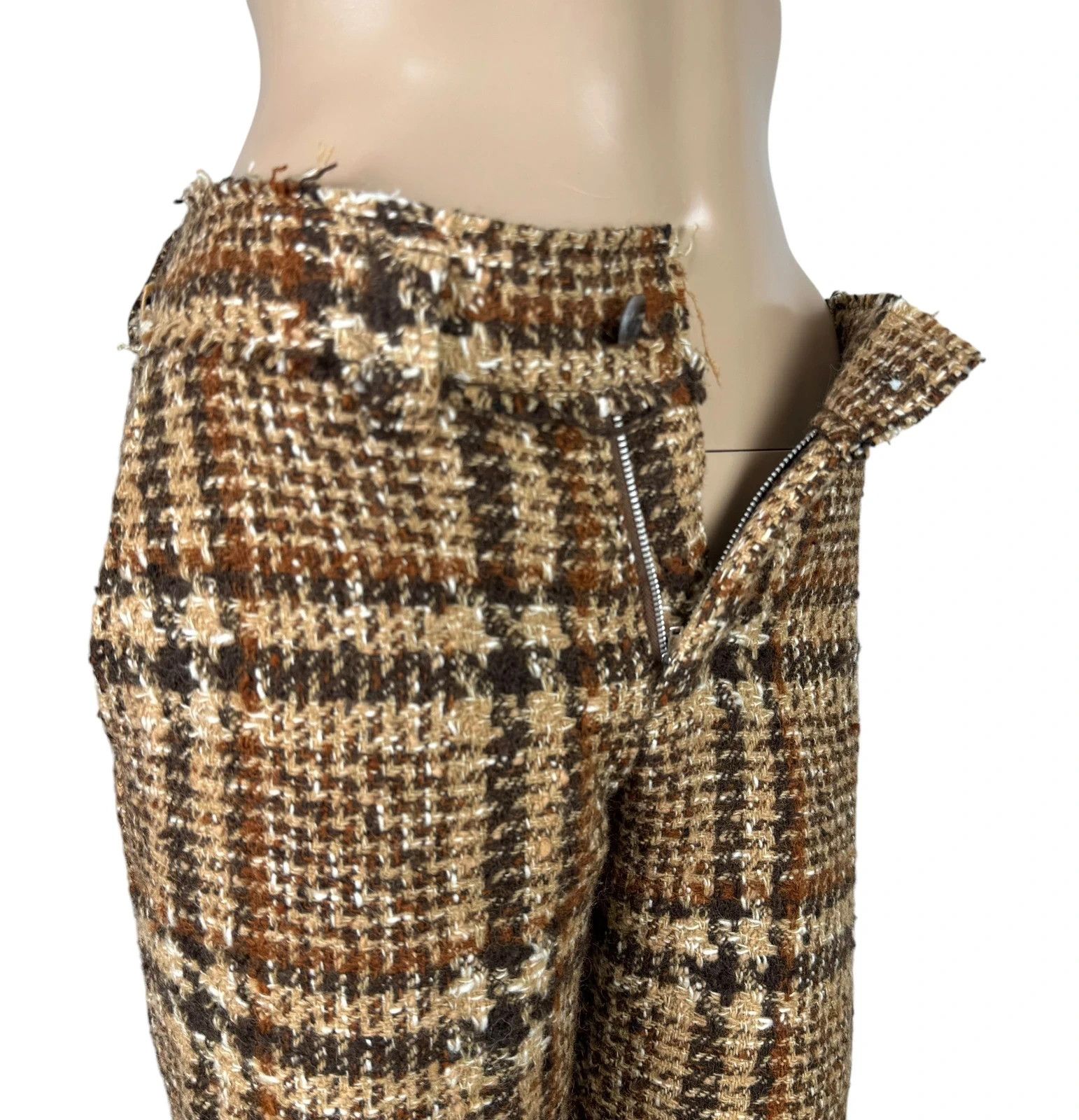 Junya Watanabe Junya Watanabe Comme des Garcons Wool Tweed Pants Bootcut Size 27" / US 4 / IT 40 - 9 Thumbnail