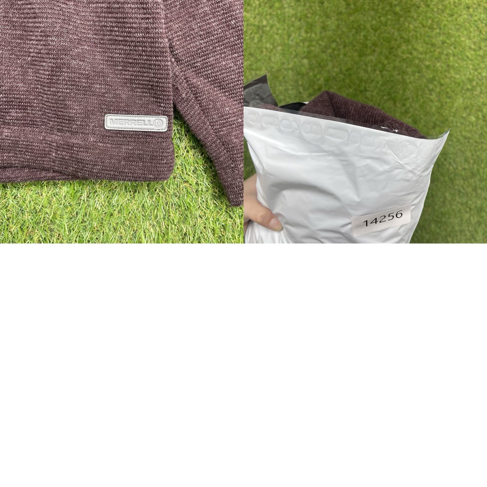 Merrell Merrell Jacket Womens Medium Wool Blend Full Zip Outdoor Gorpcore Warm Hiking Purple Wool Blend Lining Zip Pockets Logo Size M / US 6-8 / IT 42-44 - 9 Thumbnail