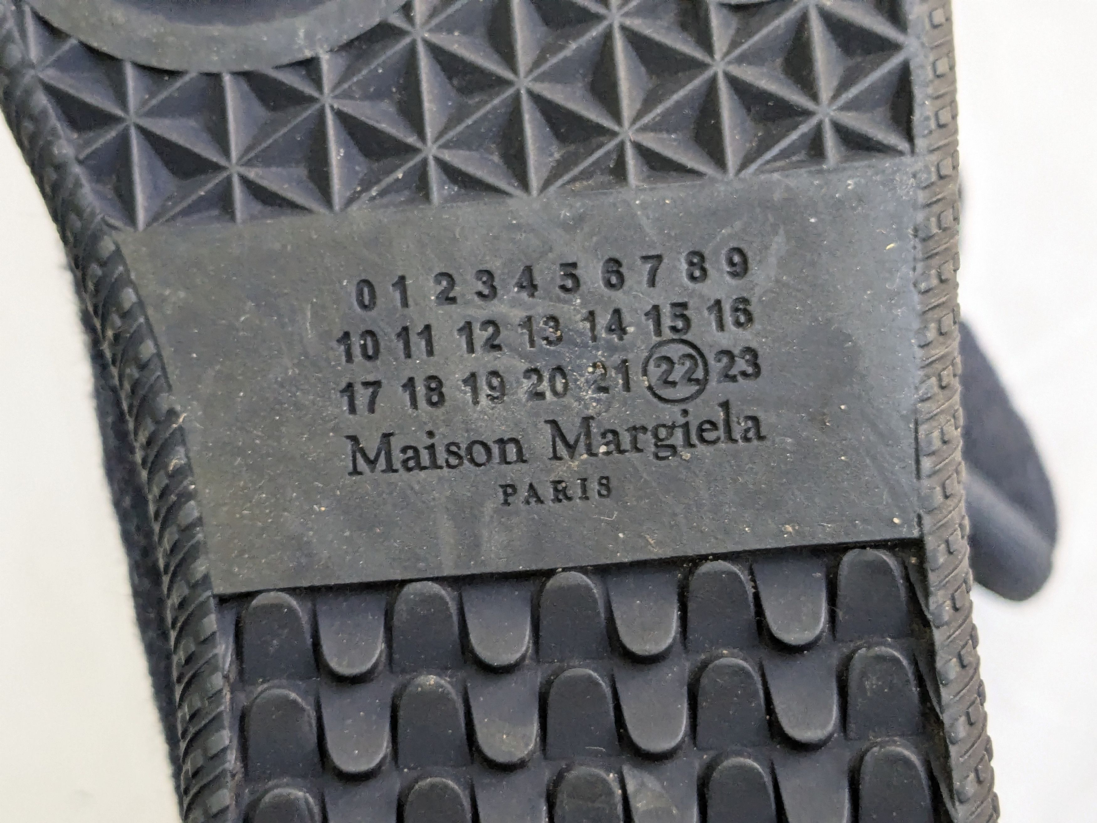 Maison Margiela Future Navy Blue 8 41 Wool Leather