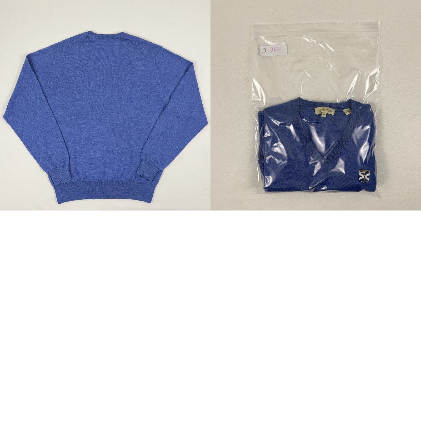 Peter Millar Peter Millar Merino Wool Sweater Men Medium Blue Kinloch Golf Club Preppy Jumper Pullover Knit Embroidered Logo Classic Outdoor Preppy Mens Size US M / EU 48-50 / 2 - 8 Thumbnail