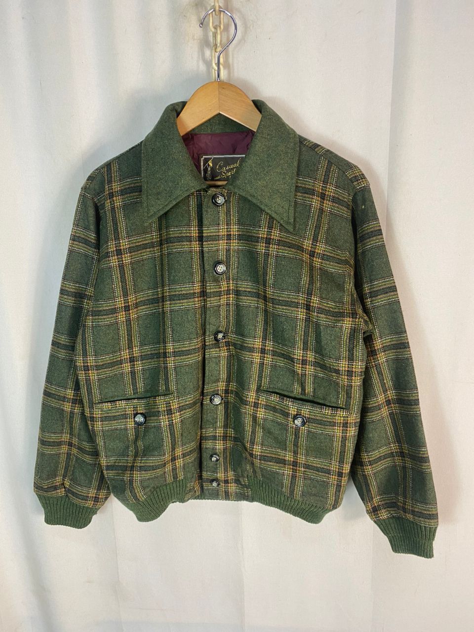 Japanese Brand × Vintage Unisex🔥Vintage casual and sport wear wool jacket Size US M / EU 48-50 / 2 - 1 Thumbnail