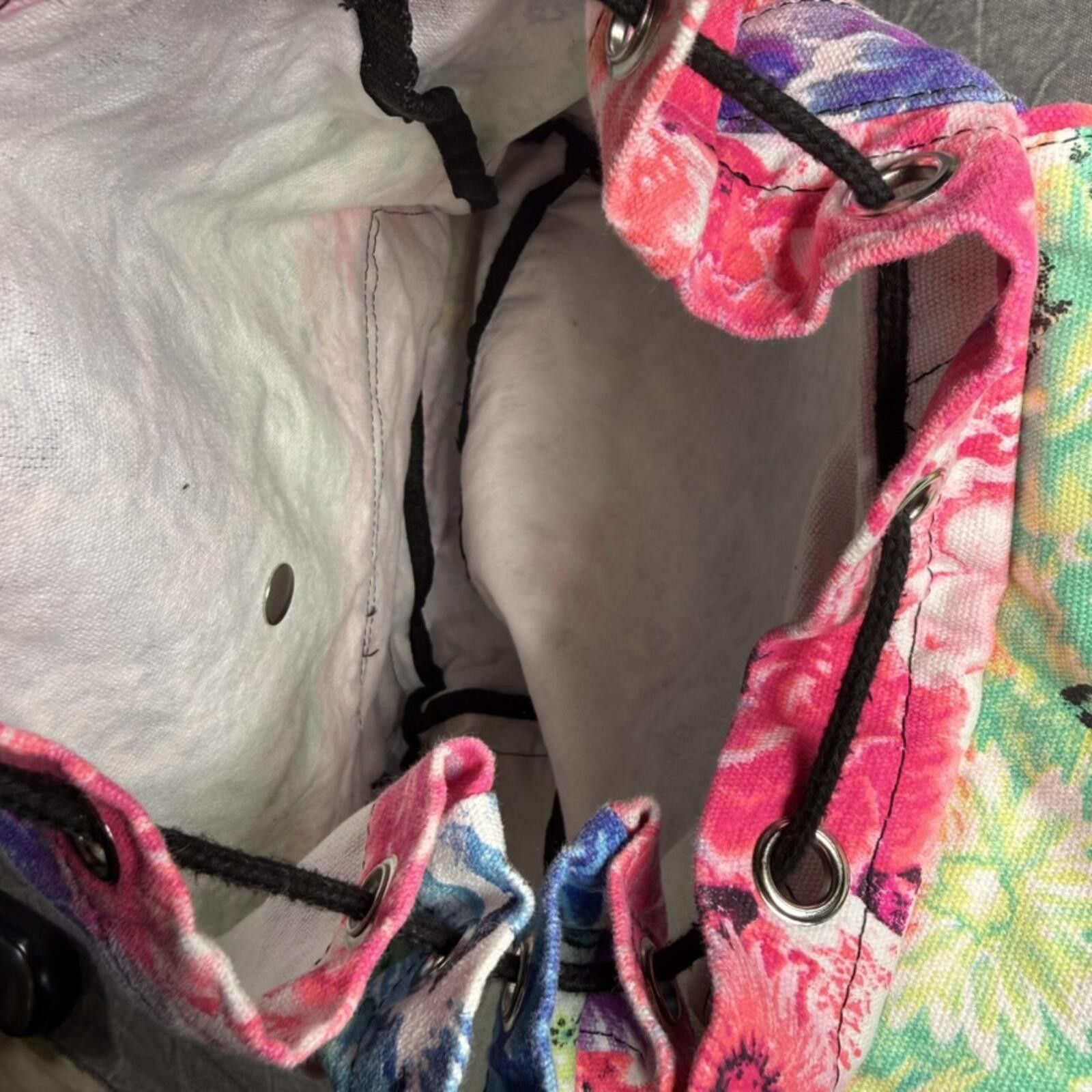 Pink Victorias Secret Backpack Rainbow Love Pink Gym Bag Size ONE SIZE - 8 Thumbnail