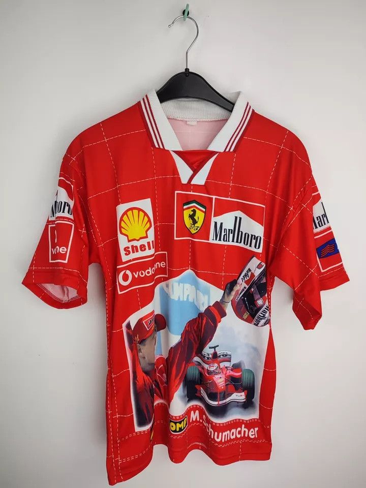 Marlboro Michael Schumacher Red Formula 1 Racing Fan Shirts Size M Size US M / EU 48-50 / 2 - 8 Thumbnail