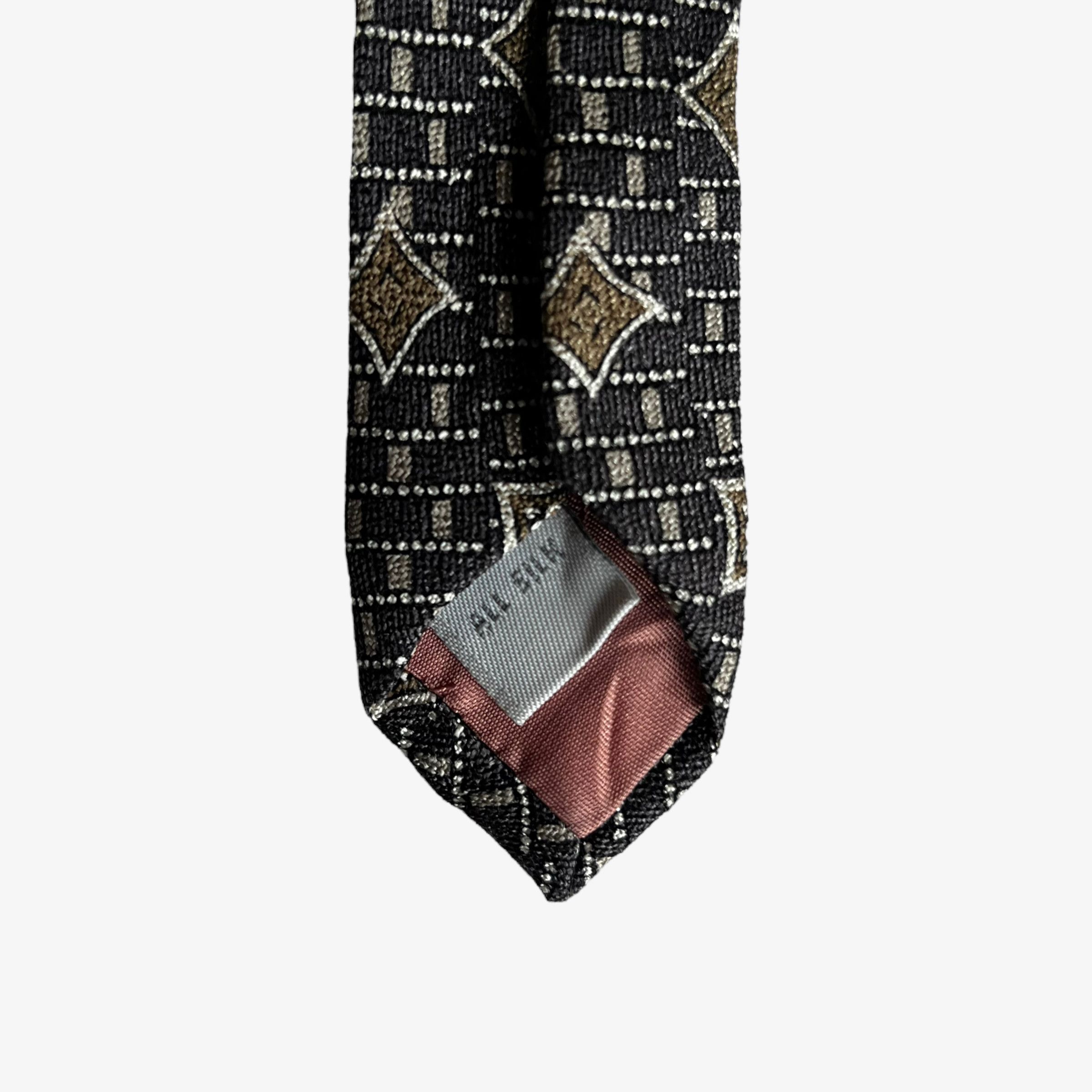 Pierre Cardin Vintage 90s Pierre Cardin Abstract Geometric Print Silk Tie Size ONE SIZE - 3 Thumbnail