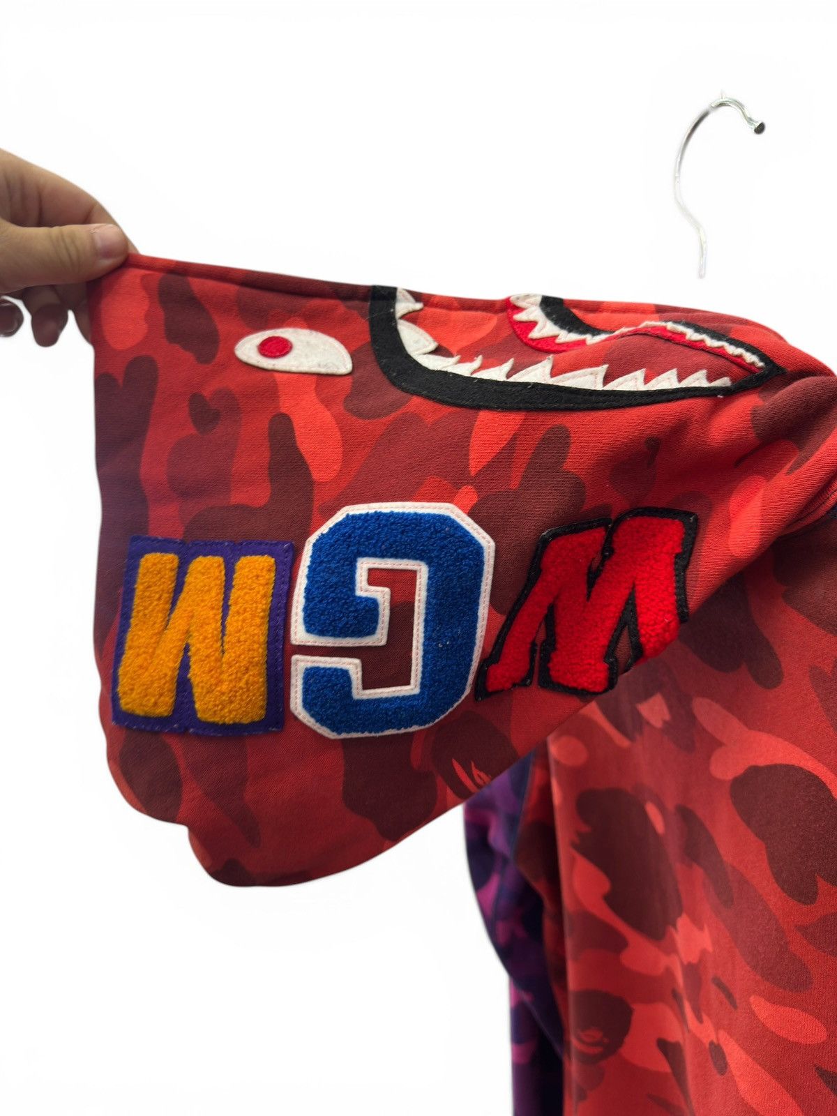 Bape Bape Multicolor Camo Shark Zip Up Size US S / EU 44-46 / 1 - 3 Thumbnail