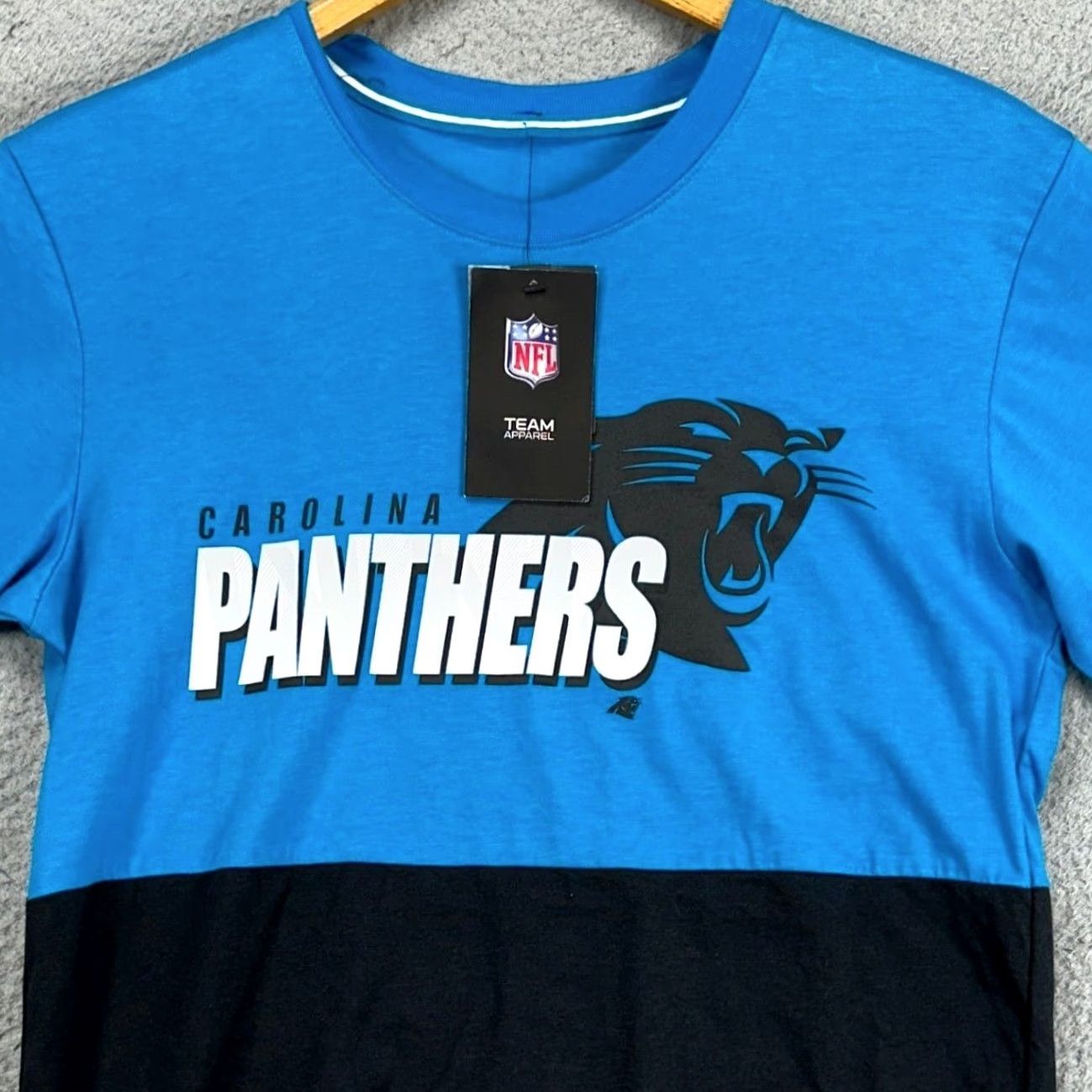 Vintage VINTAGE Carolina Panthers T-Shirt Mens Small Blue Black Short Sleeve The Nike Tee NEW Size US S / EU 44-46 / 1 - 2 Thumbnail