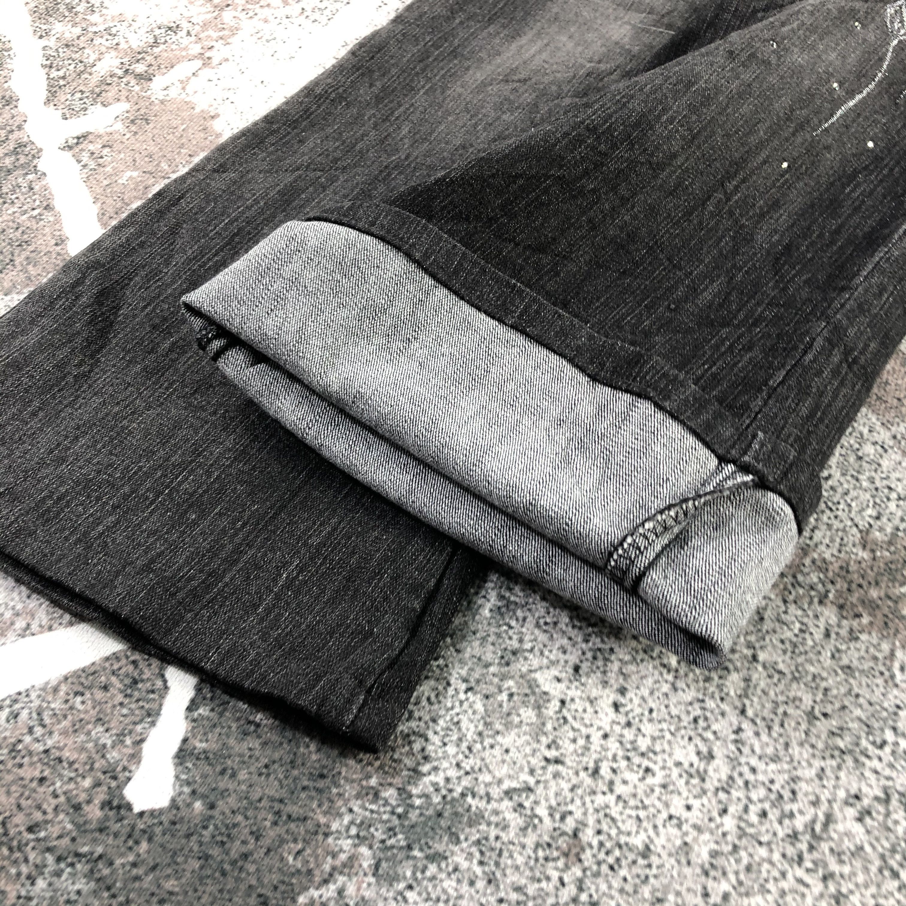 Japanese Brand Renault Jeans Black Flare Denim KJ1346 Size US 29 - 6 Thumbnail