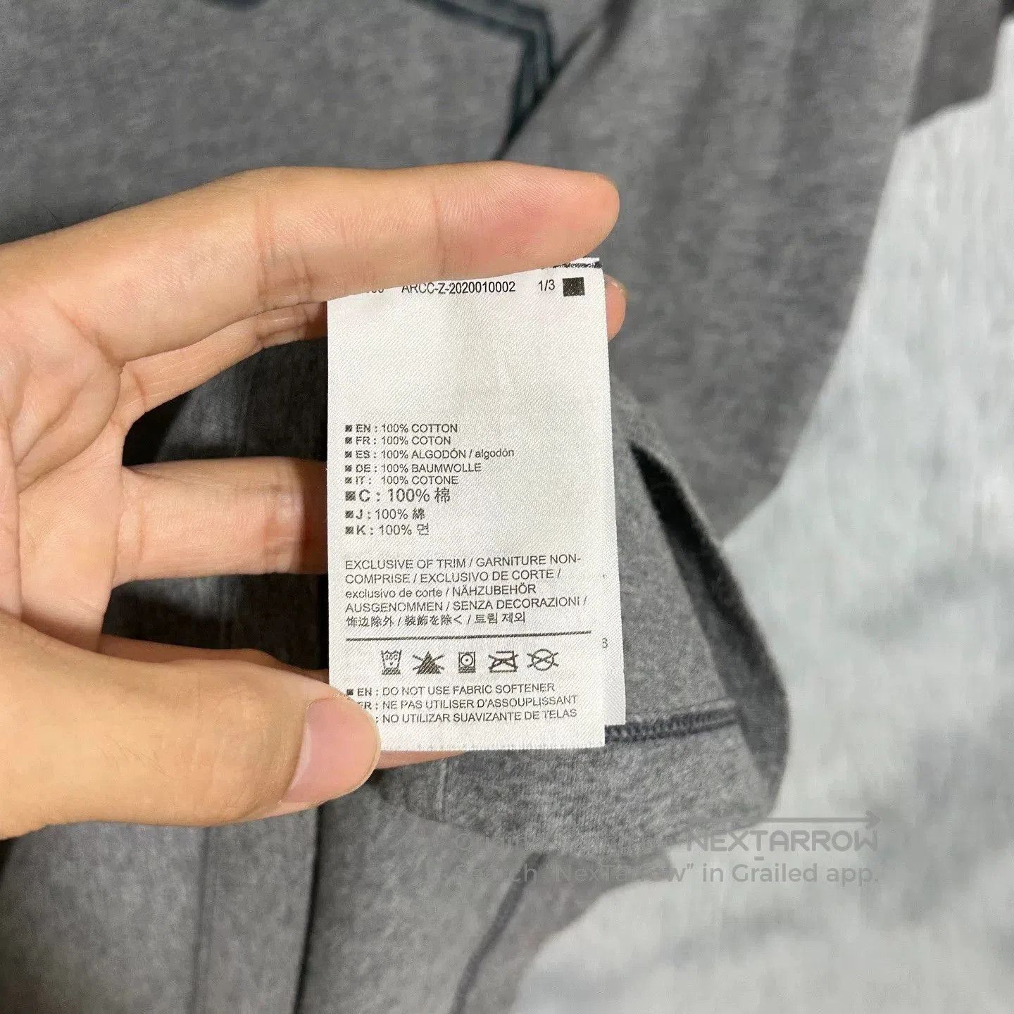 Arc'teryx Arcteryx Large Logo Grey Short Sleeve T-Shirt. Size US M / EU 48-50 / 2 - 5 Thumbnail