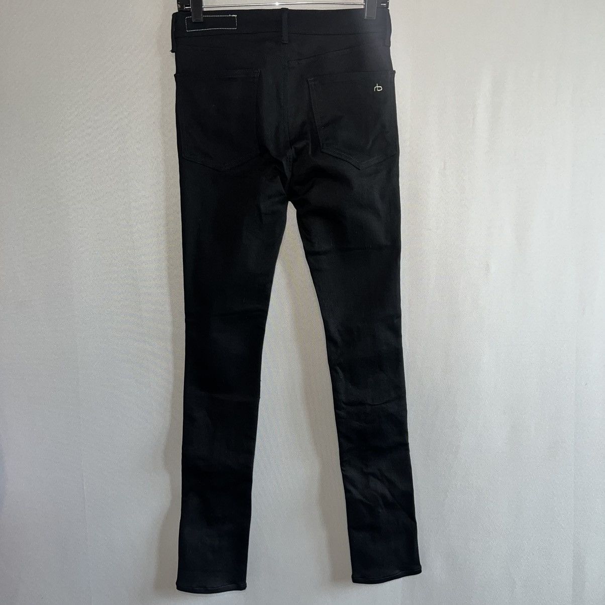 Rag & Bone rag & bone Tech Skinny Jeans Black Ankle Zip Moto Size 28 Size 28" / US 6 / IT 42 - 3 Thumbnail