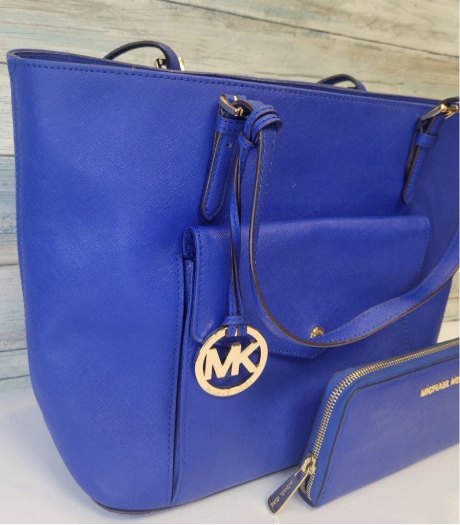 Michael Kors Michael Kors jet set Saffiano leather tote wallet set Size ONE SIZE - 4 Thumbnail