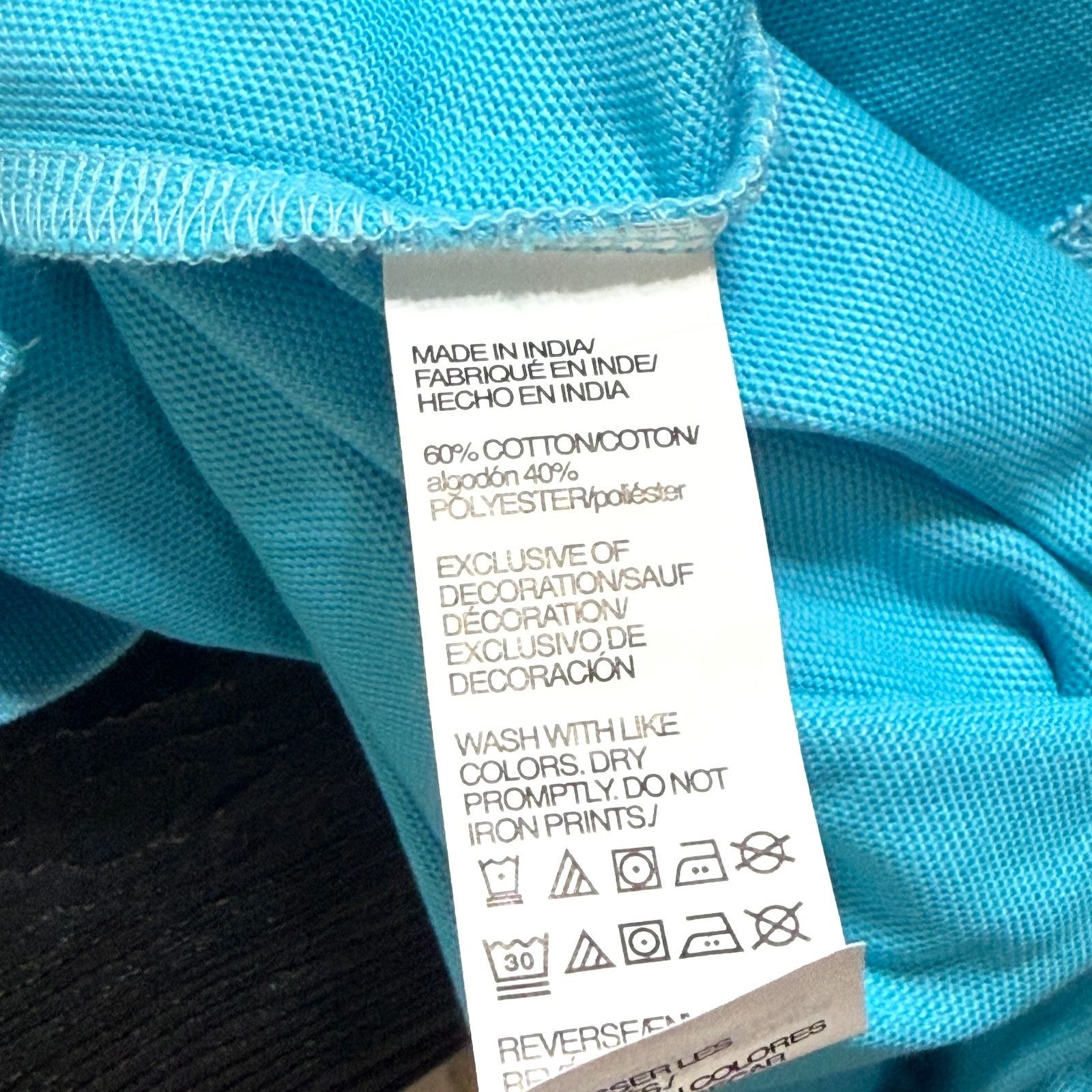Izod IZOD Turquoise Performance Polo | Sz L Size US L / EU 52-54 / 3 - 7 Thumbnail