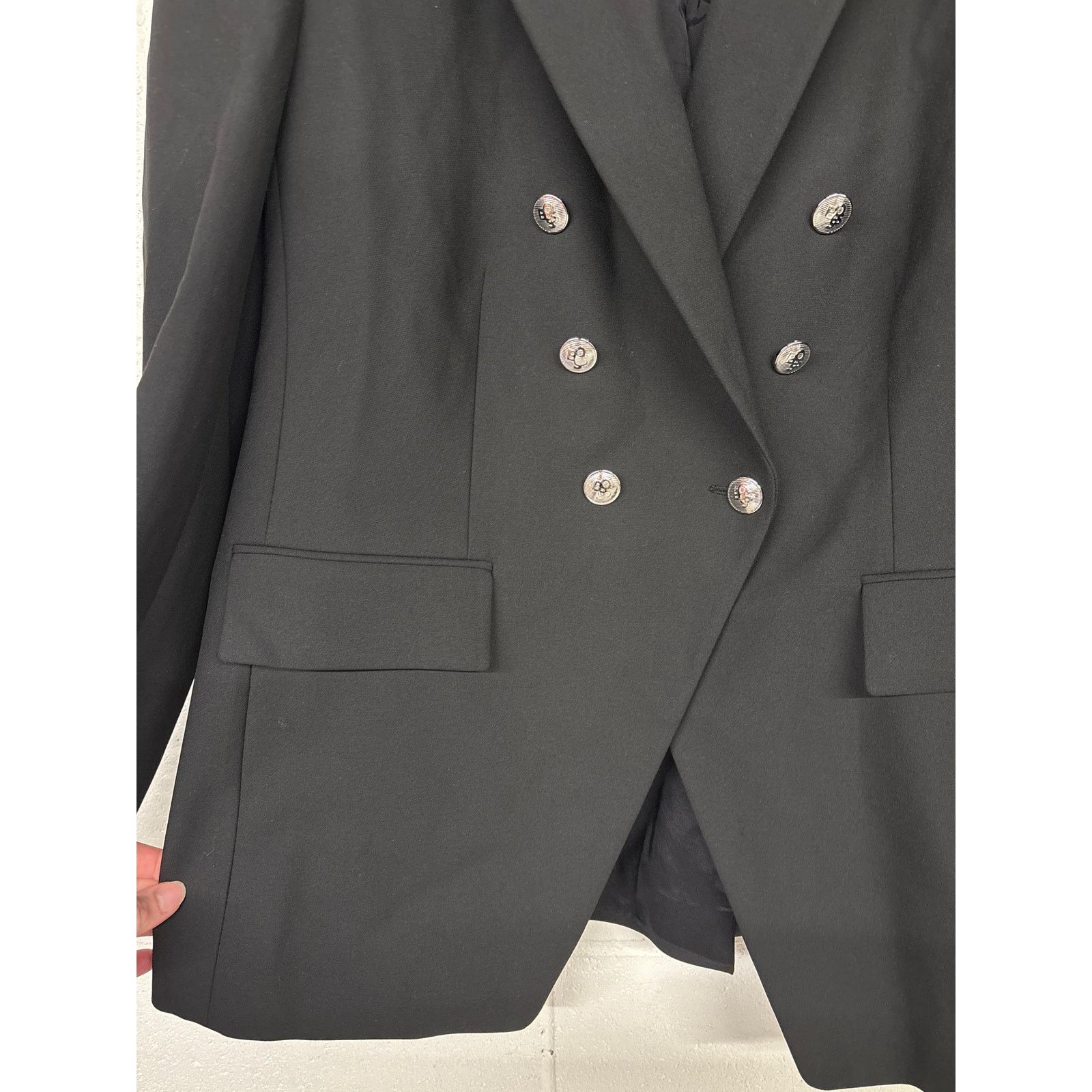 Hugo Boss New BOSS hugo boss Sz 12 Black Double Breasted Blazer Jacket Size XL / US 12-14 / IT 48-50 - 7 Thumbnail