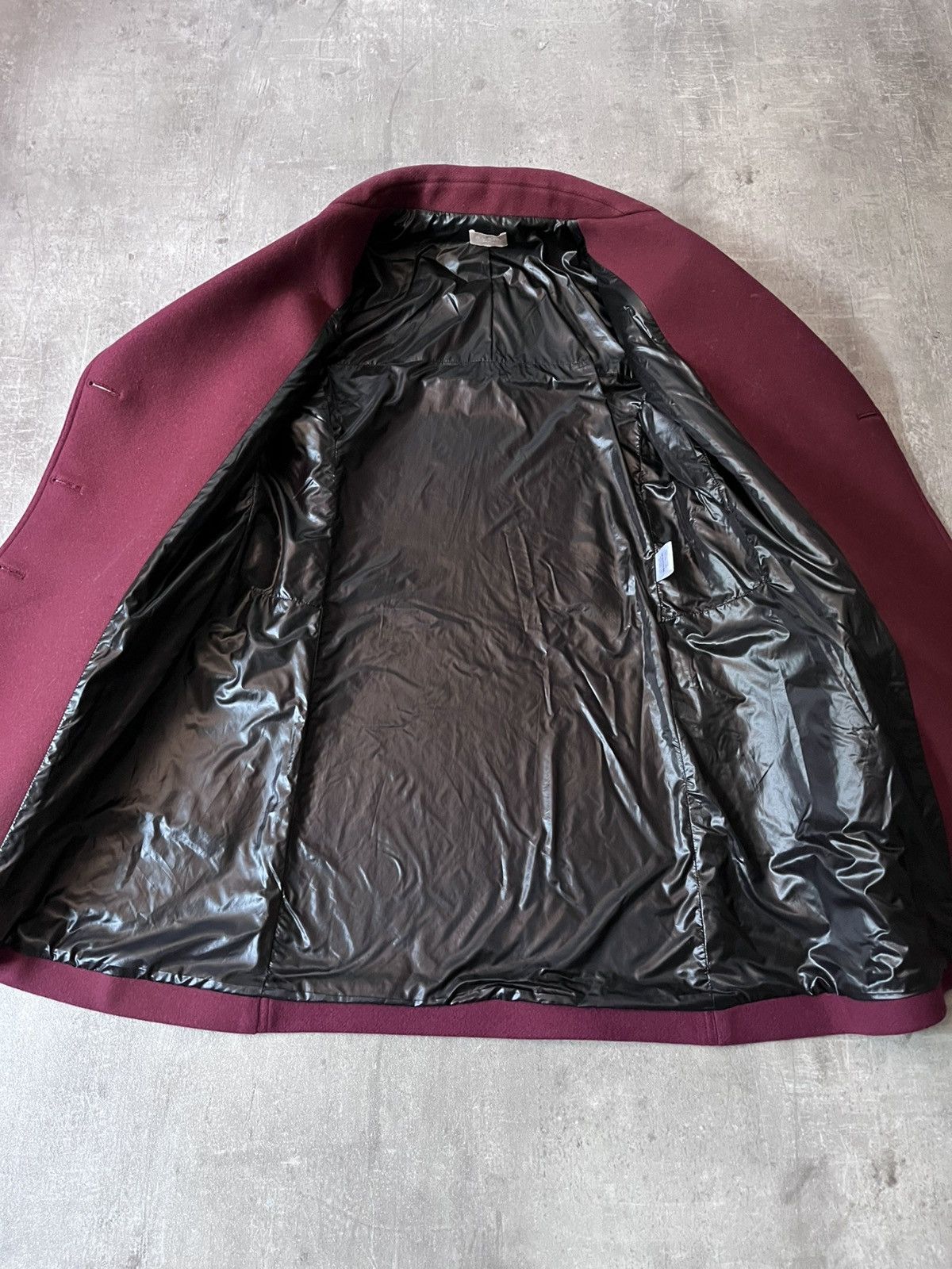 Alaia Alaia Double Breasted Burgundy Wool Coat Size M / US 6-8 / IT 42-44 - 12 Thumbnail