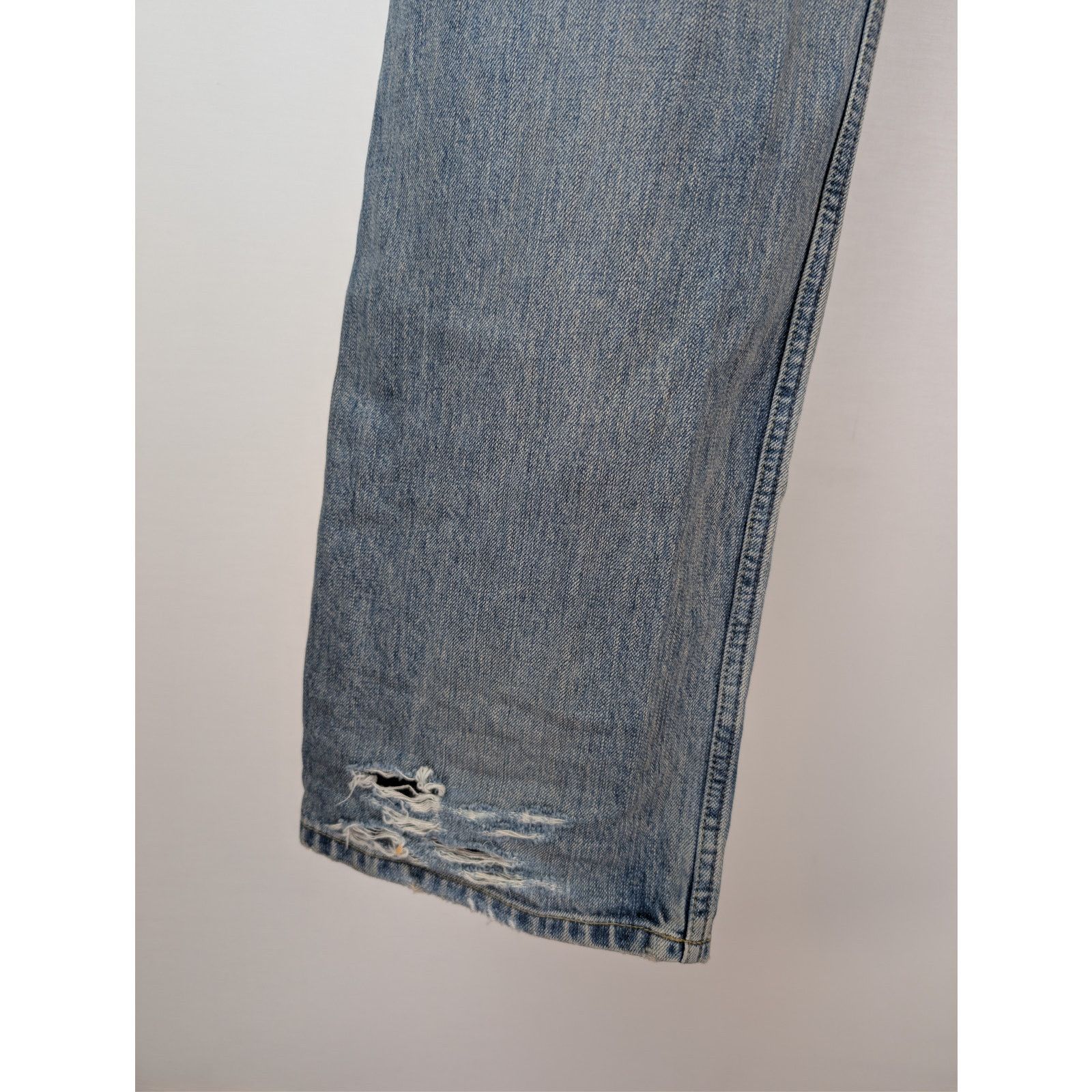 Balenciaga o1rshd1 Organic Selvedge Denim Integrated Belt Pants Size US 30 / EU 46 - 17 Thumbnail