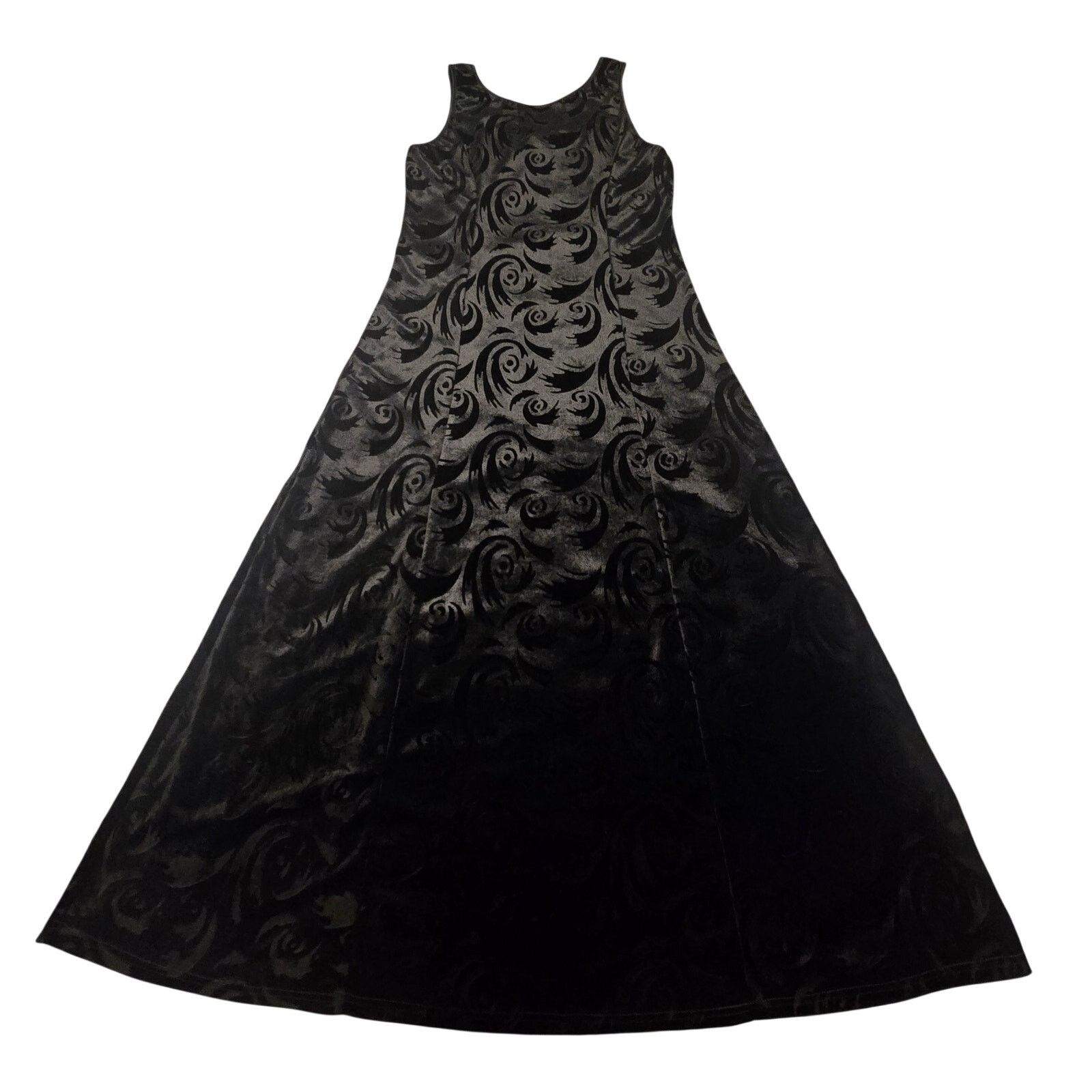 Vintage Vintage Jalate Velvet Floral Burnout Dress Whimsigoth Goth Size M / US 6-8 / IT 42-44 - 12 Thumbnail