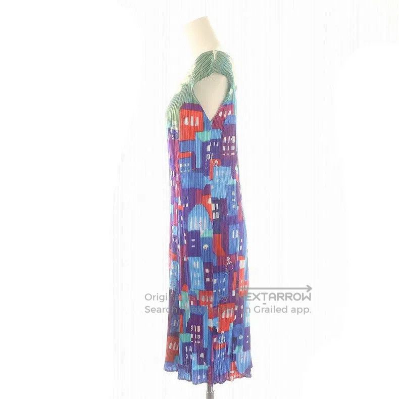 Issey Miyake Issey Miyake Color-block Dress Size M / US 6-8 / IT 42-44 - 3 Thumbnail