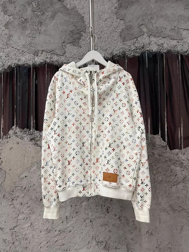 Louis Vuitton Louis Vuitton Old Flower Zip Hoodie Hoodie Jacket Size US S / EU 44-46 / 1 - 1 Thumbnail