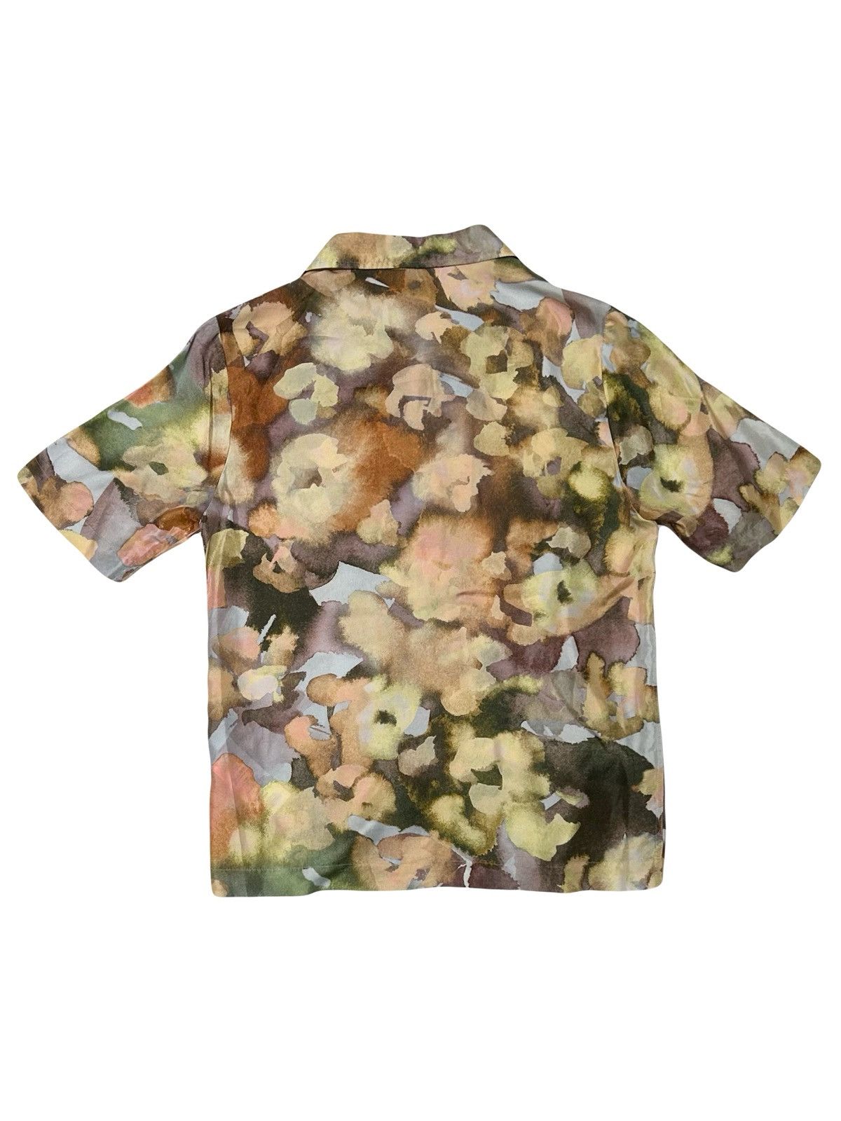 Nanushka Nanushka Bodil Twill Silk Shirt Watercolor Rare Size US XS / EU 42 / 0 - 2 Thumbnail