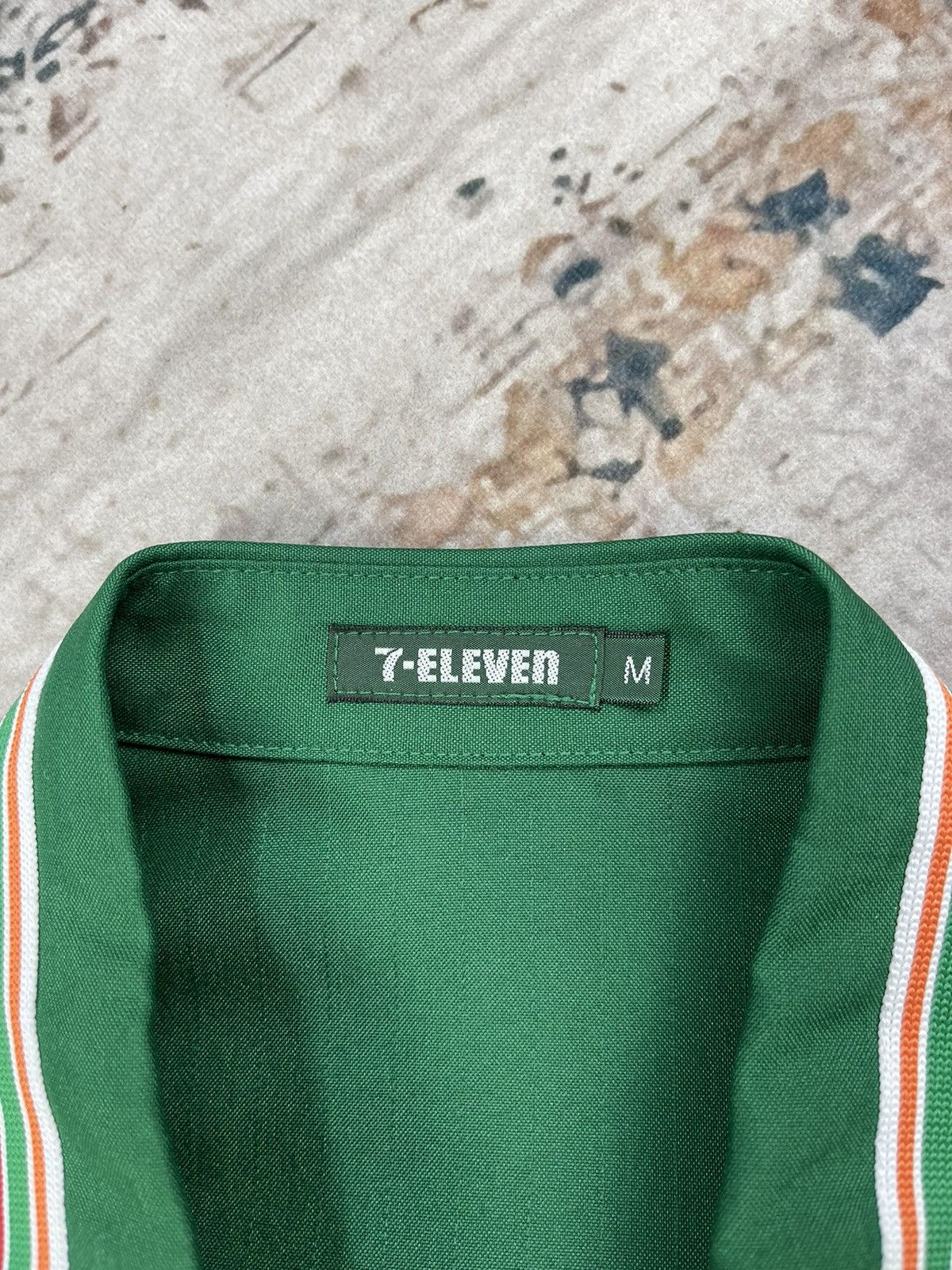 Seven 7 Vintage 7-Eleven Short Sleeve Zipper Work Uniform Size US M / EU 48-50 / 2 - 10 Thumbnail