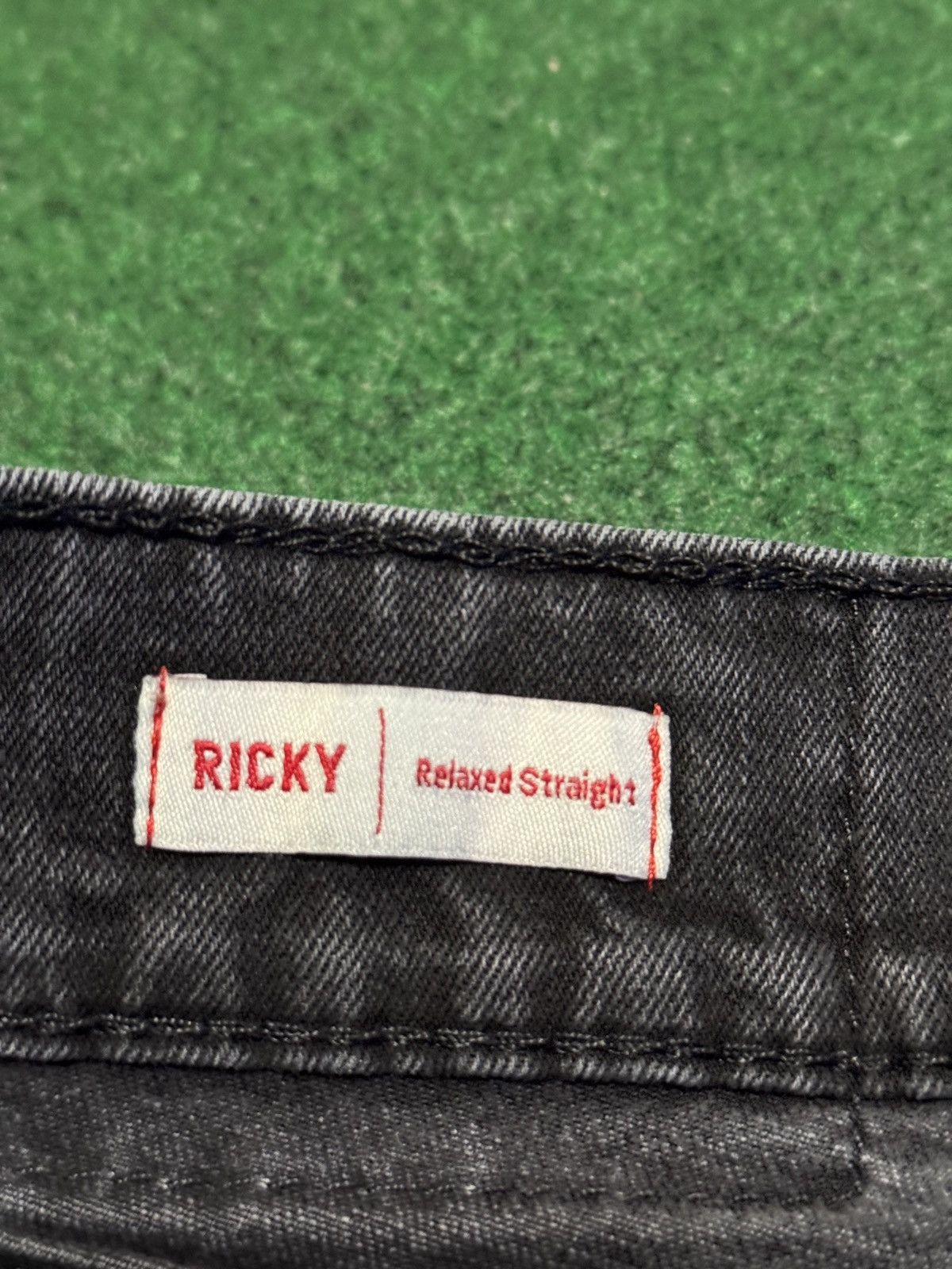 True Religion True Religion Black Denim Straight Leg 34x26 Y2K Jeans Size US 34 / EU 50 - 5 Thumbnail