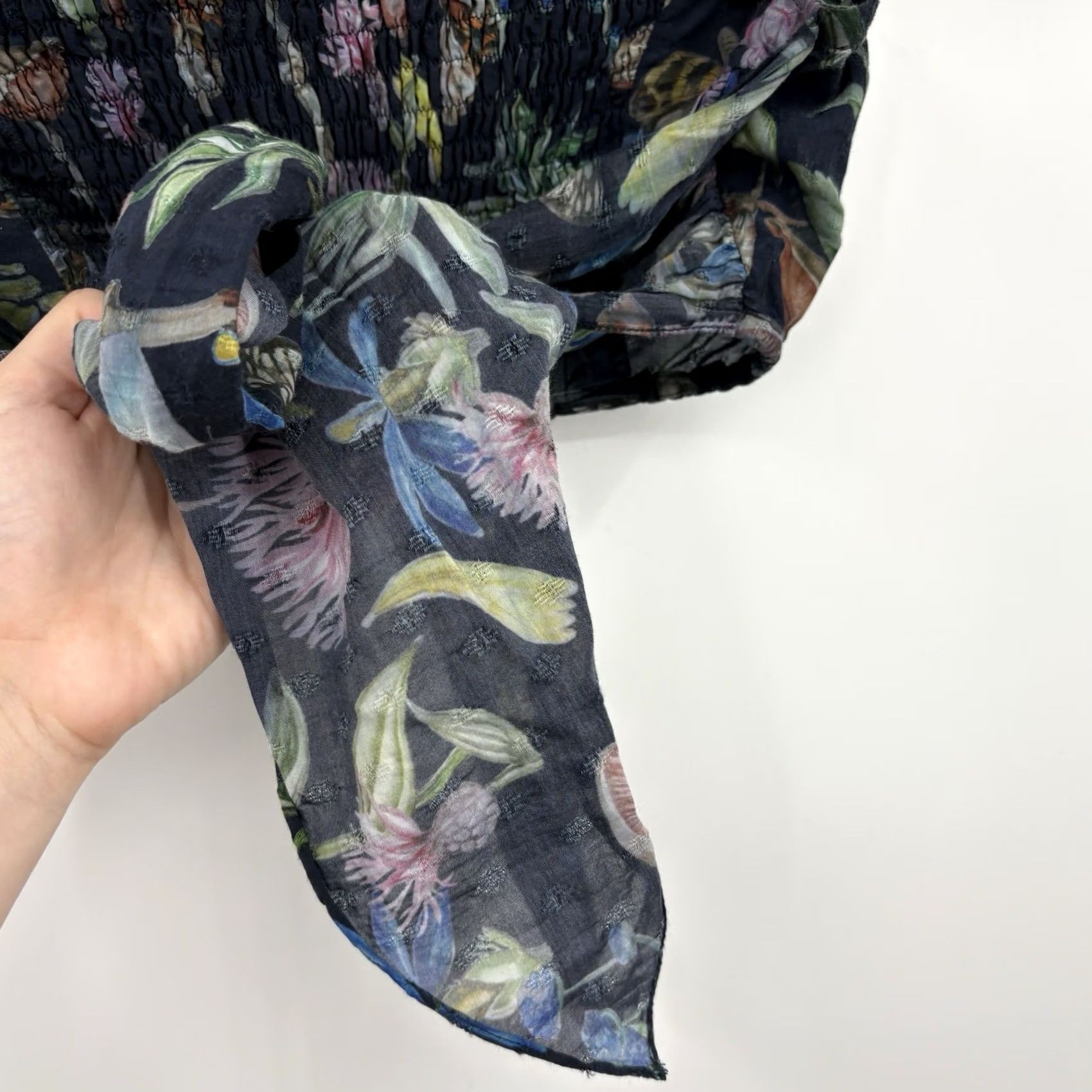 Anthropologie Anthropolgie Tryb Butterfly Fairy Bandeau Top Small Tie Resort Vacation Festival Blouse Cropped Size S / US 4 / IT 40 - 7 Thumbnail
