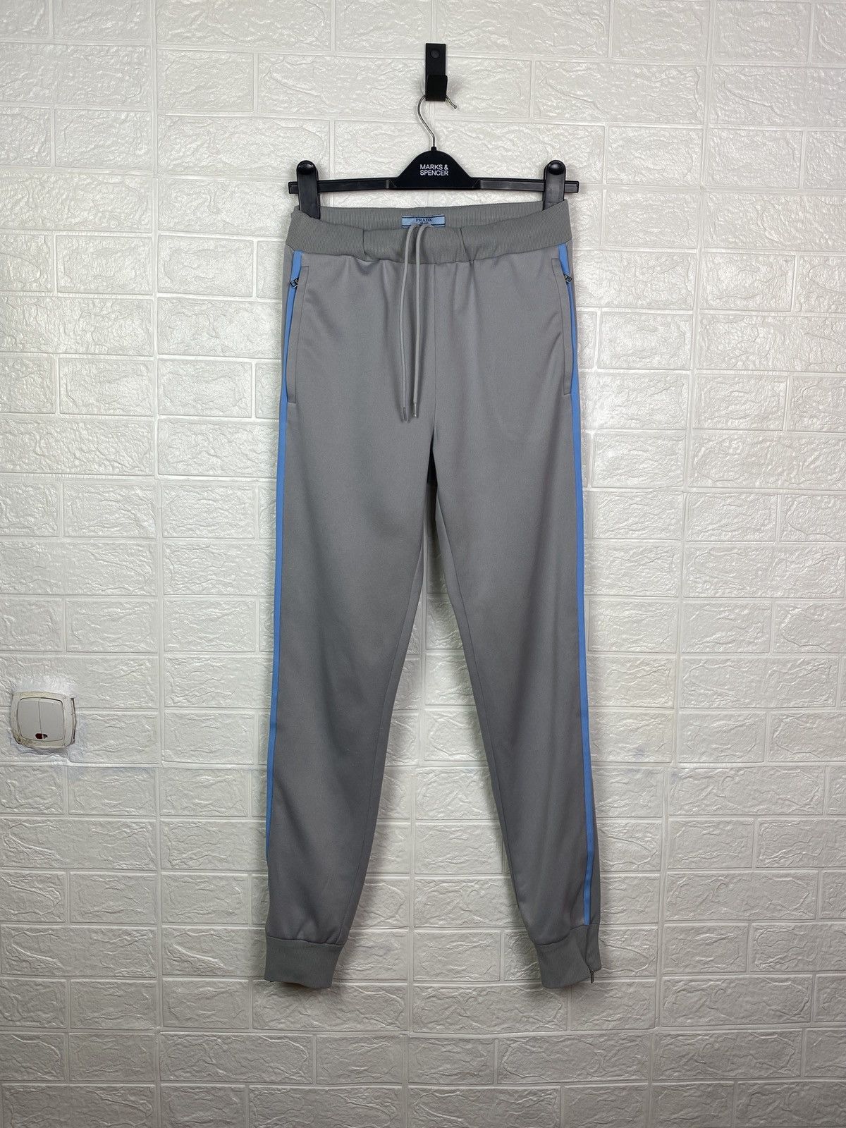 Prada Prada Vintage Sport Pants Women Gray Size 36 Size 26" / US 2 / IT 38 - 1 Thumbnail