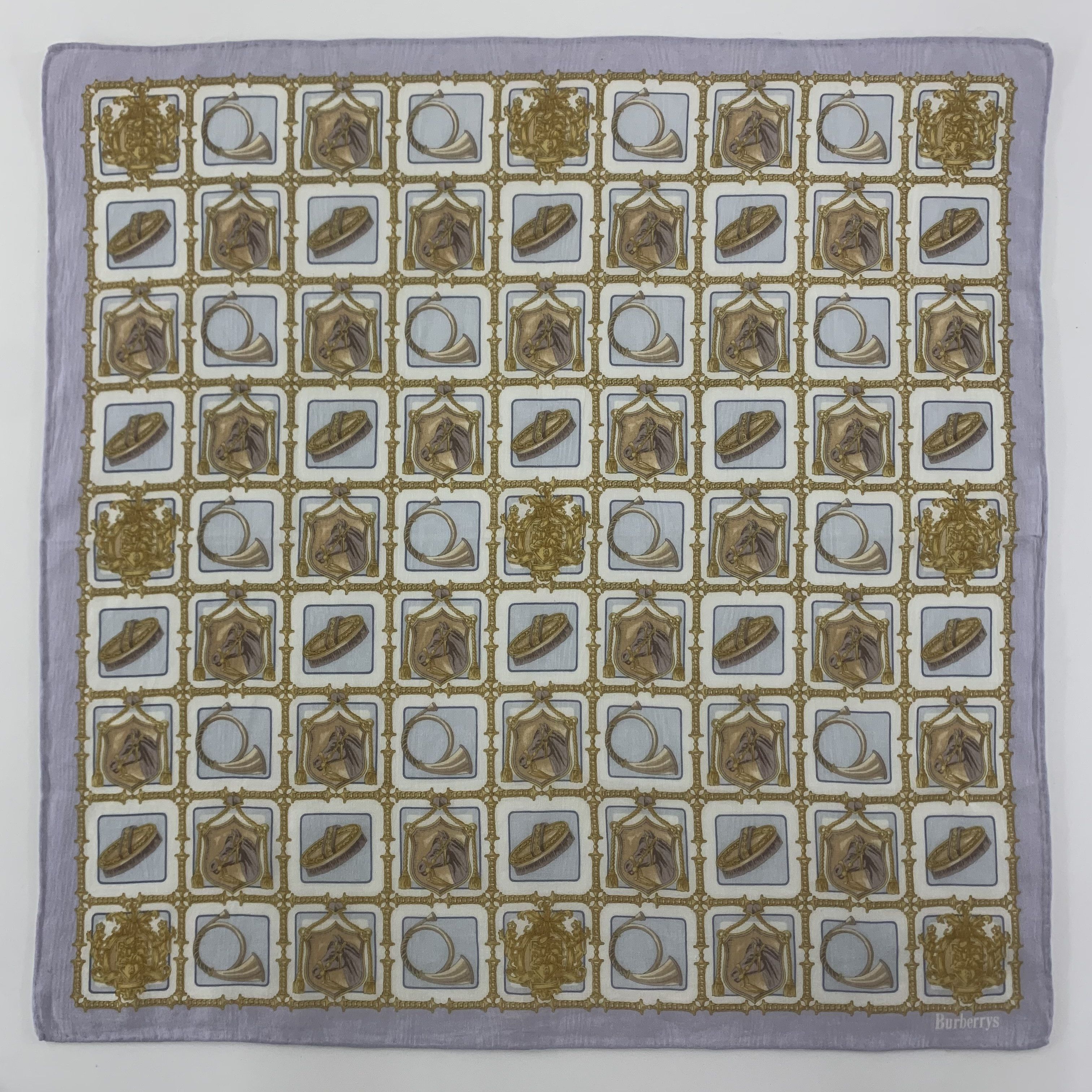 Burberry Burberry Handkerchief Bandana Neckerchief Square TB3315 Size ONE SIZE - 2 Thumbnail