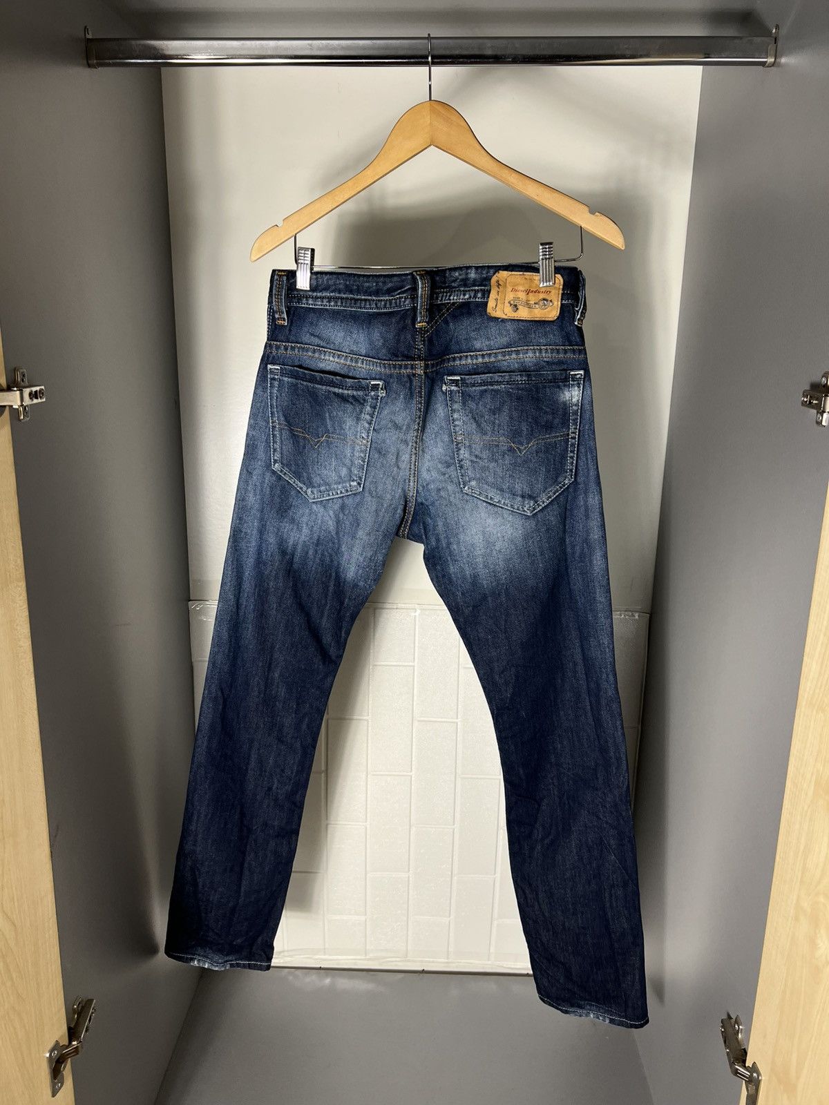 Diesel VINTAGE DIESEL INDUSTRY DENIM DIVISION JEANS CASUAL Y2K 90s Size US 30 / EU 46 - 16 Thumbnail