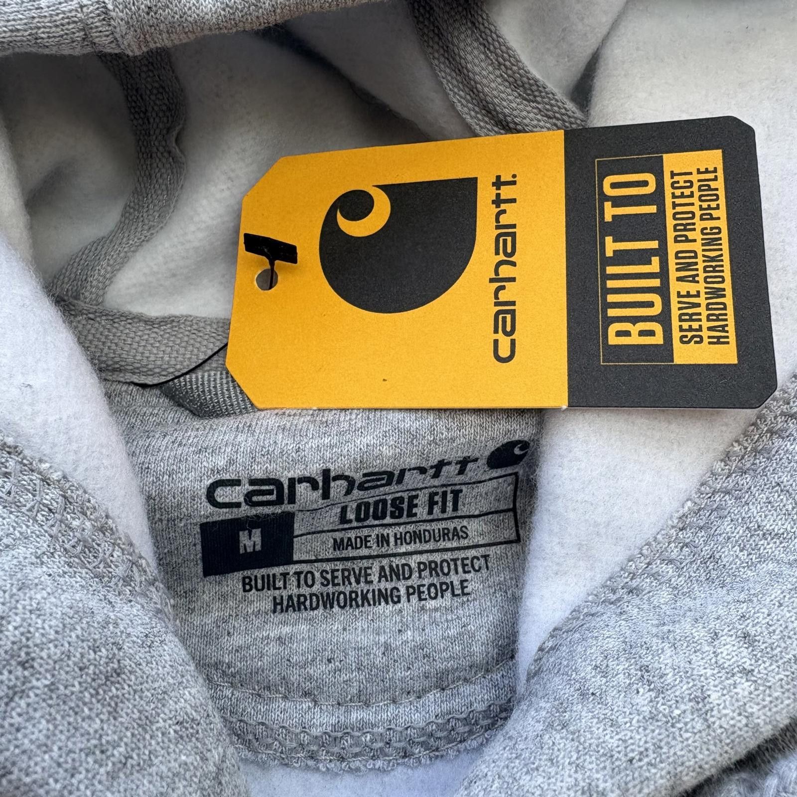 Carhartt New With Tags Carhartt K121 Gray Loose Fit Workwear Hoodie Size US M / EU 48-50 / 2 - 3 Thumbnail