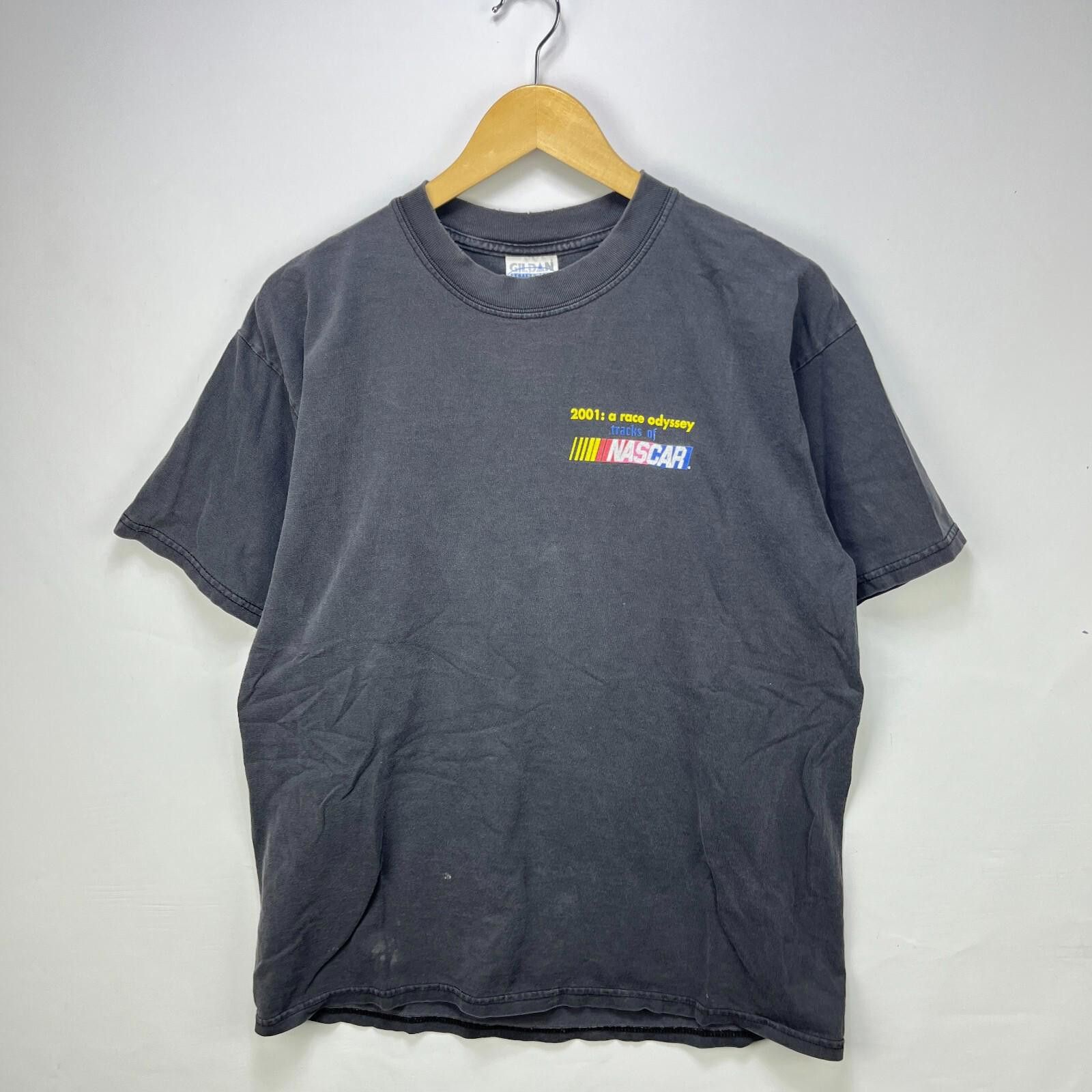NASCAR Vintage 2001 NASCAR Race Sun Faded Racing T-Shirt Large Size US L / EU 52-54 / 3 - 1 Thumbnail