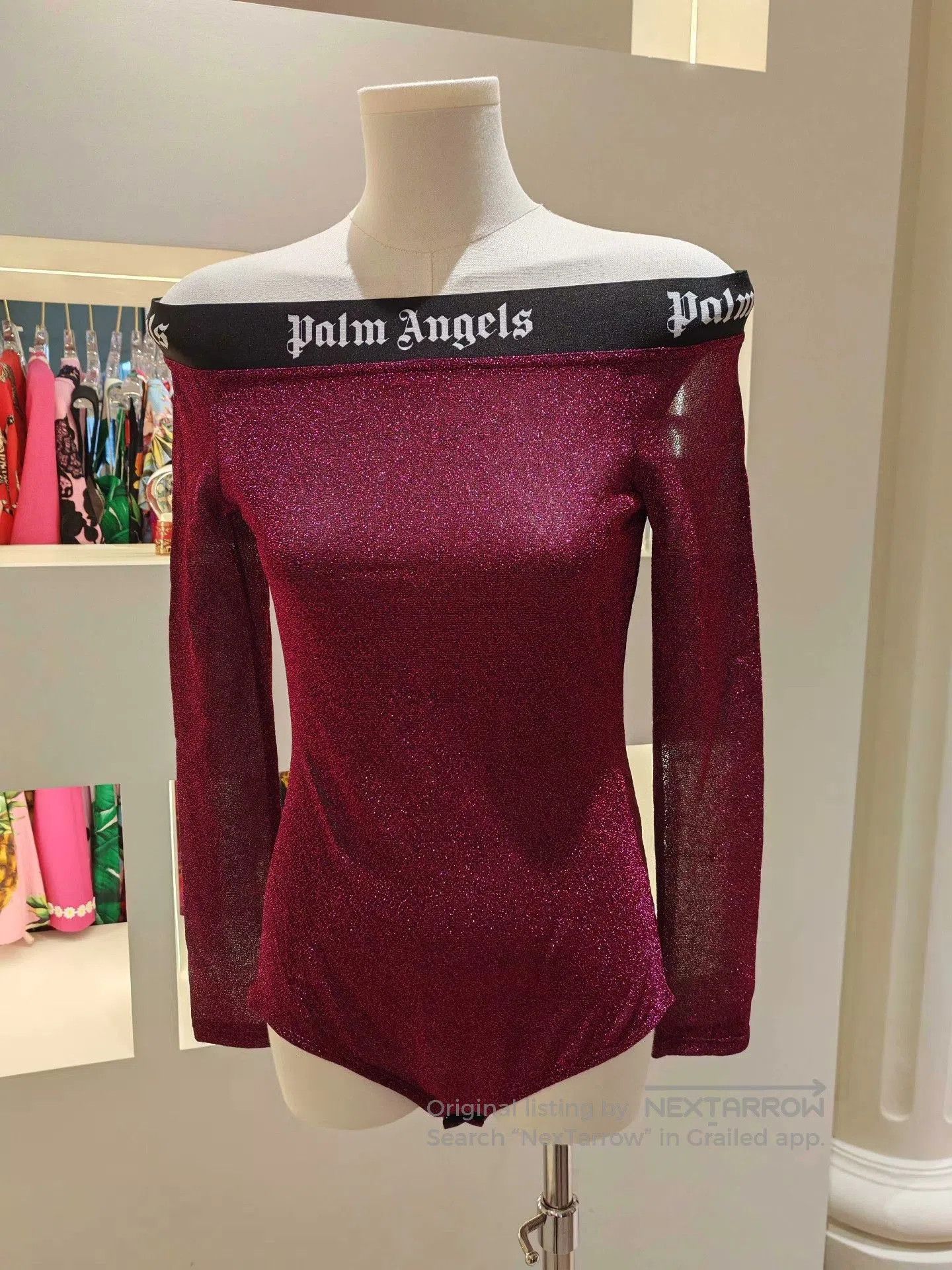 Palm Angels Palm Angels Off-Shoulder Jumpsuit. Size M / US 6-8 / IT 42-44 - 1 Thumbnail