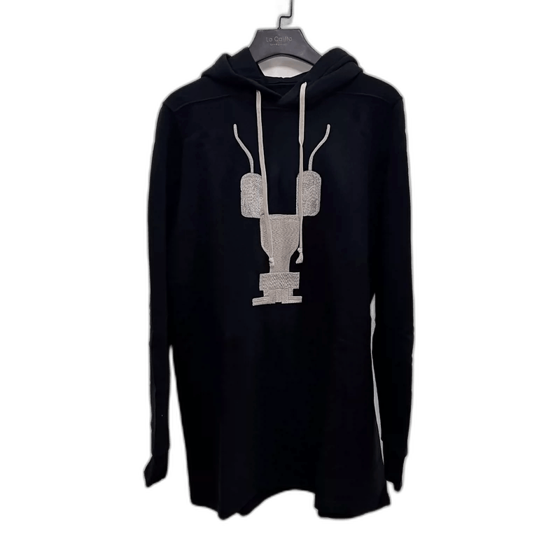 Rick Owens Rick Owens Sub-line Logo Black Hoodie Size US M / EU 48-50 / 2 - 1 Thumbnail