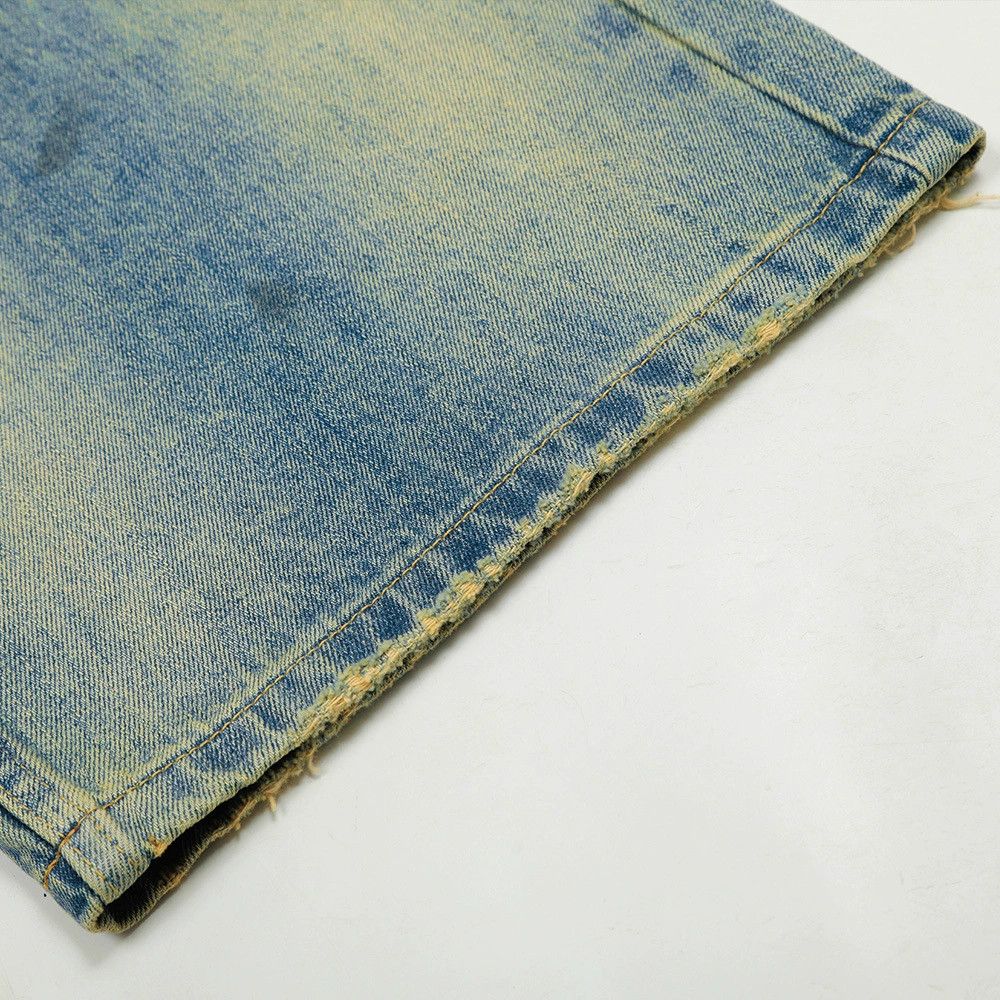 Vintage Men's American street straight tie-dye gradient washed jeans Size US 32 / EU 48 - 6 Thumbnail