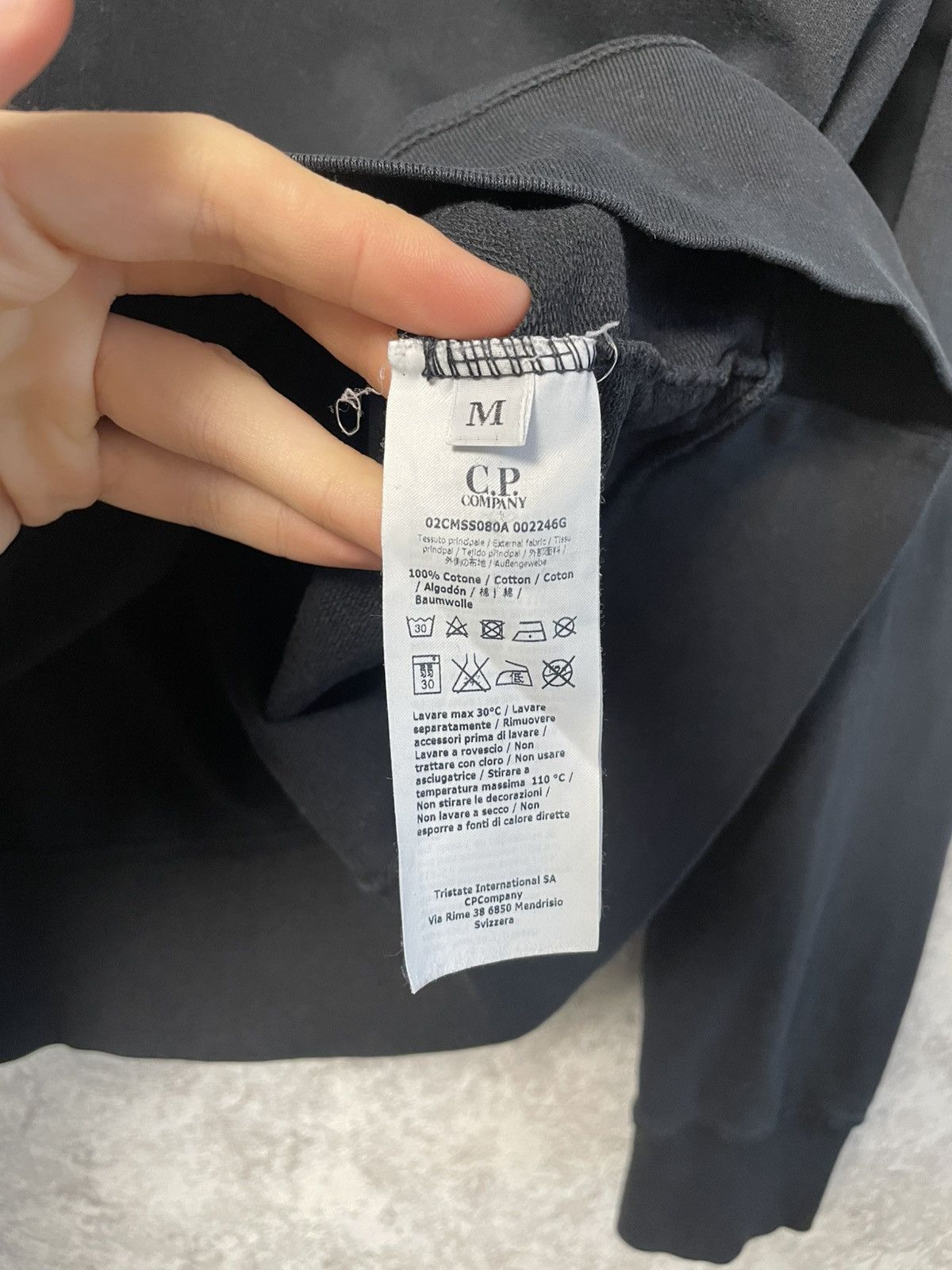 C.P. Company CP Company Black Sweatshirt Crewneck With Lens Google Size US M / EU 48-50 / 2 - 18 Thumbnail