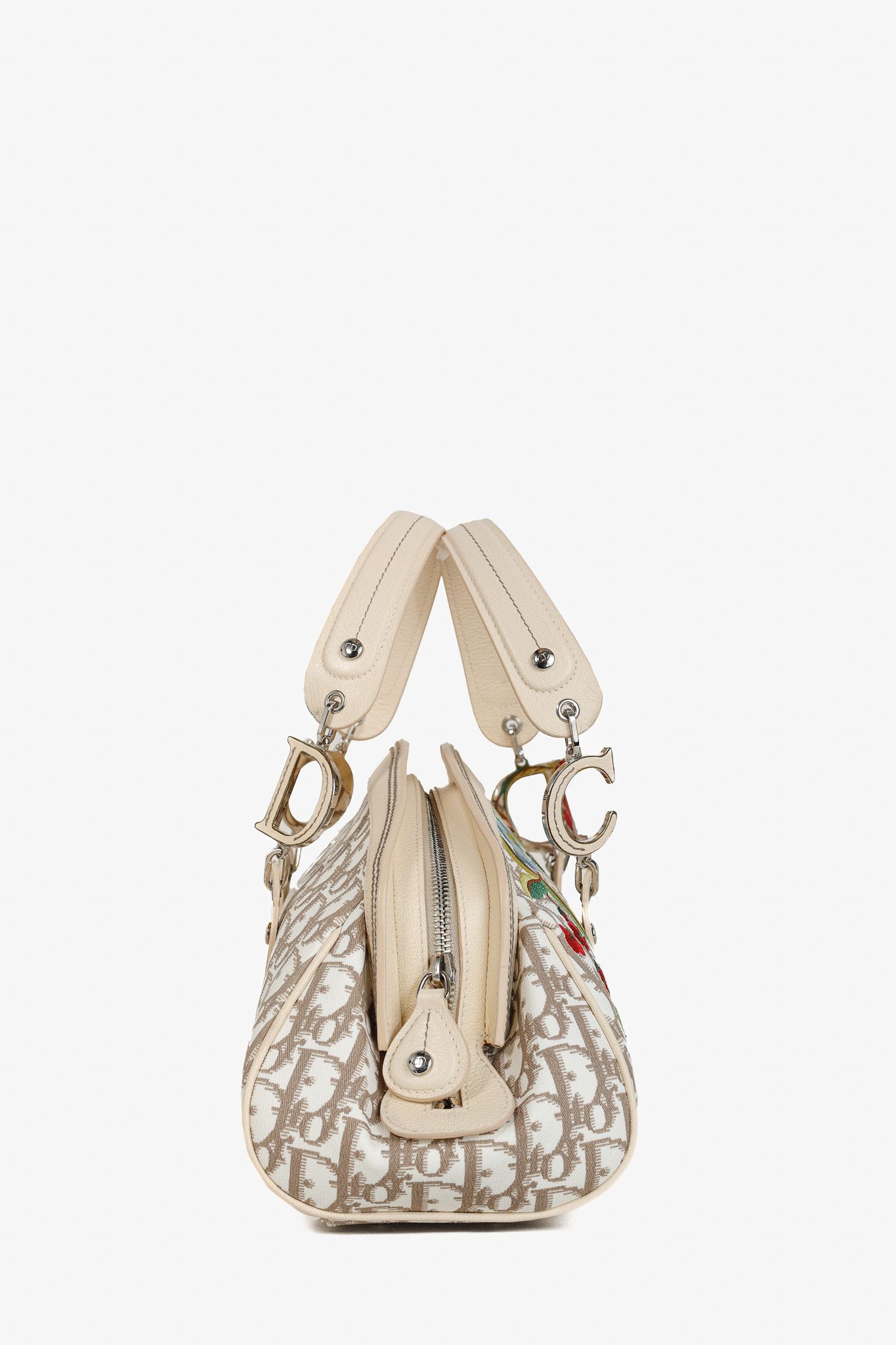 Dior Christian Dior Vintage Flowers Monogram Embroidered Bag Size ONE SIZE - 3 Thumbnail