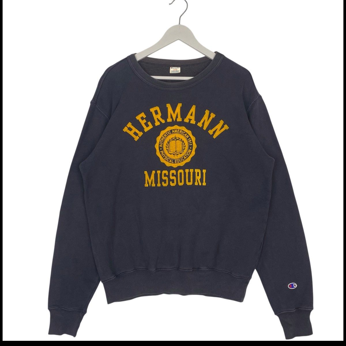 Other Vintage Champion Printed Crewneck Sweatshirt Gray Size L Size US M / EU 48-50 / 2 - 1 Thumbnail