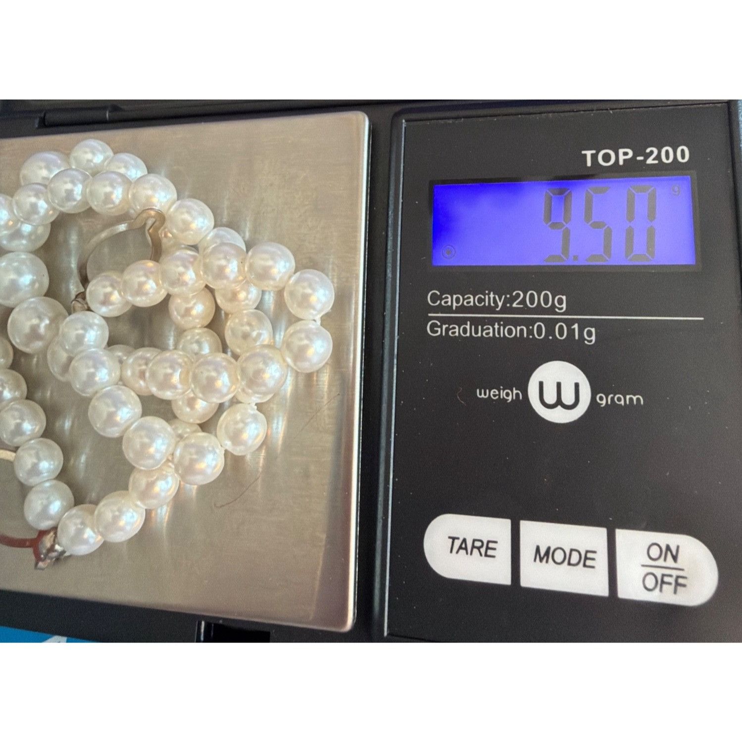 Other Vintage Faux Pearl Double Strand Sweater Clip Button Attachm Size ONE SIZE - 5 Thumbnail