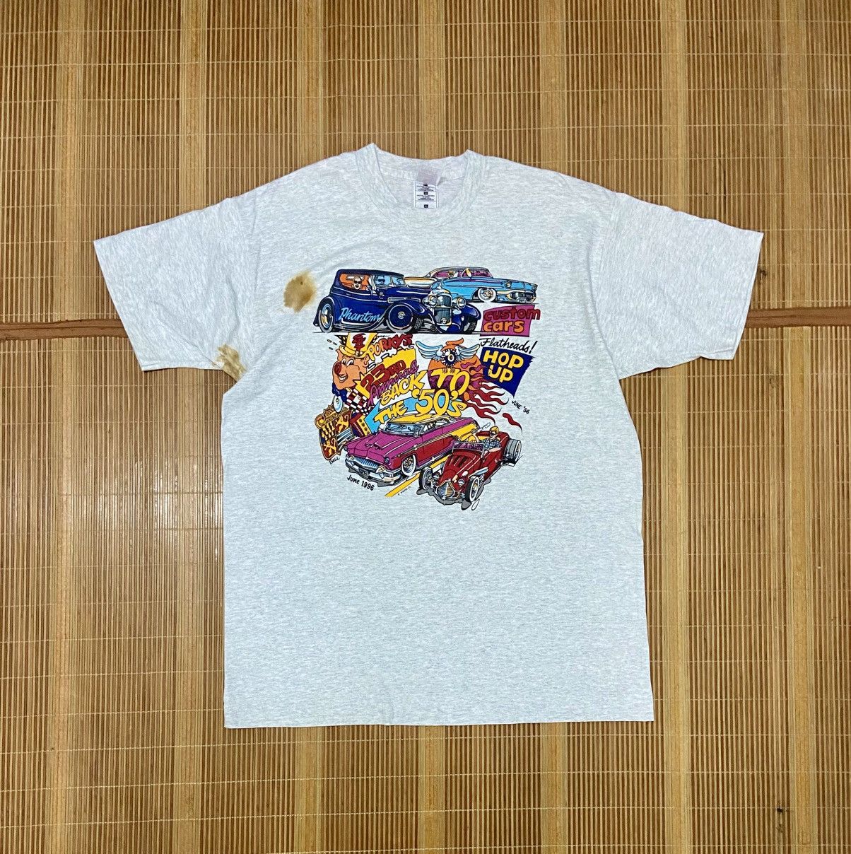 Other VINTAGE 90's BACK TO THE 50'S AUTO SHOW TEE Size US XL / EU 56 / 4 - 1 Thumbnail