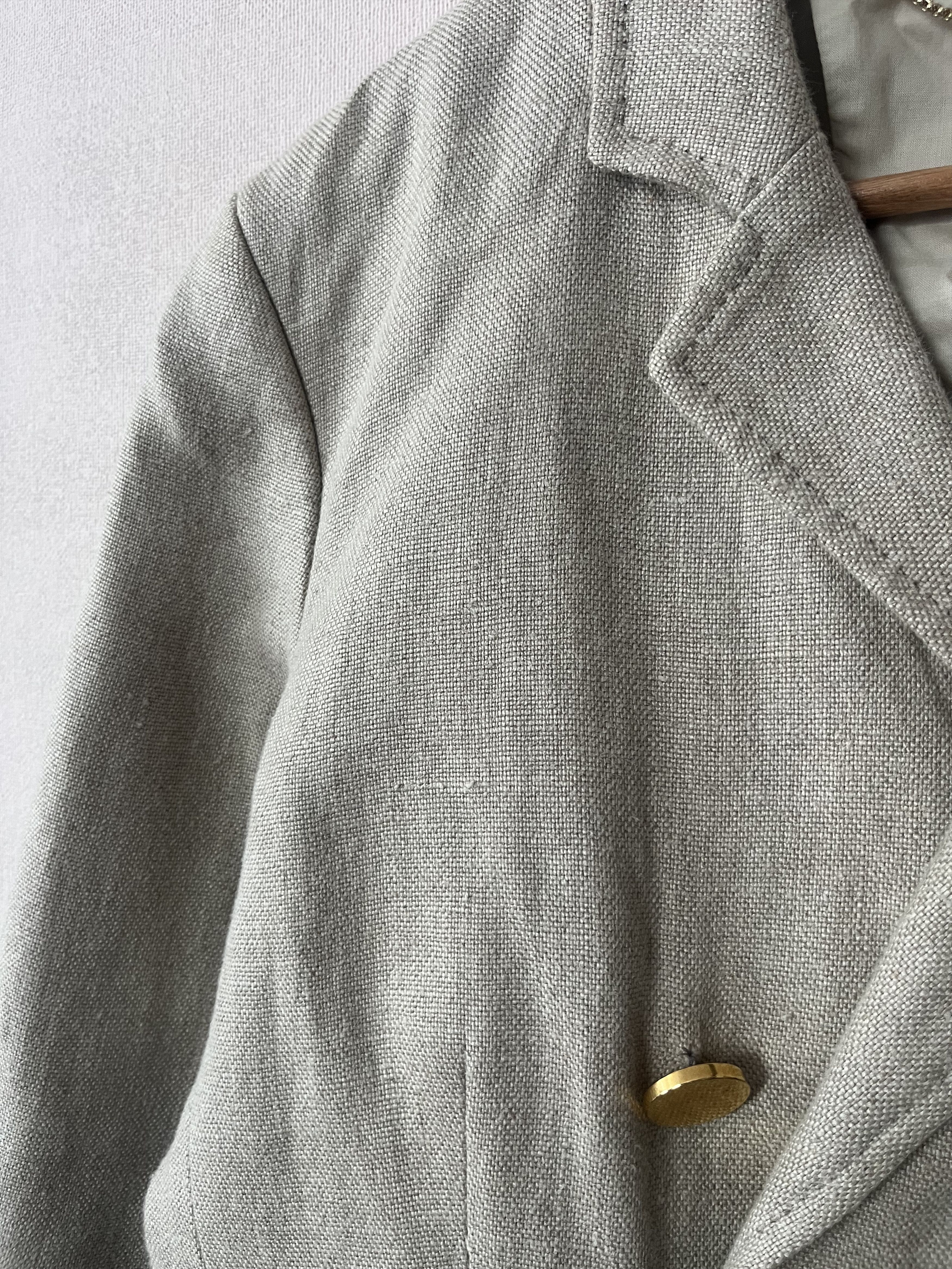 Other Vanessa Bruno Linen blazer jacket Fr40 Uk12 Gold Button Size M / US 6-8 / IT 42-44 - 3 Thumbnail