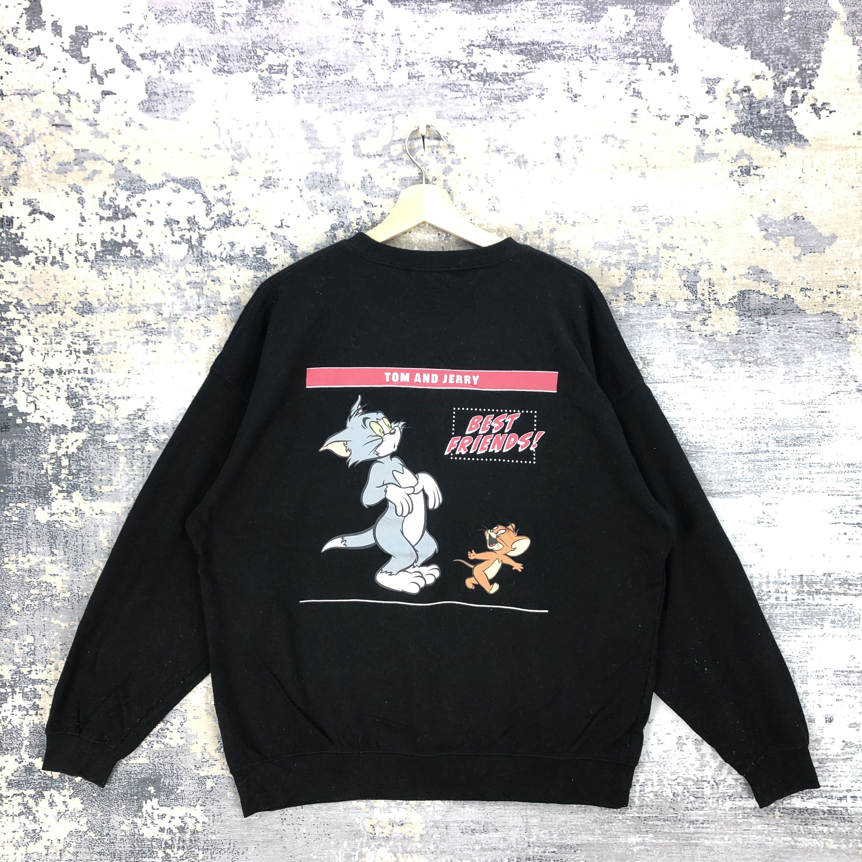 Vintage Vintage Tom and Jerry Sweater Cartoon Sweatshirt Jumper | Grailed