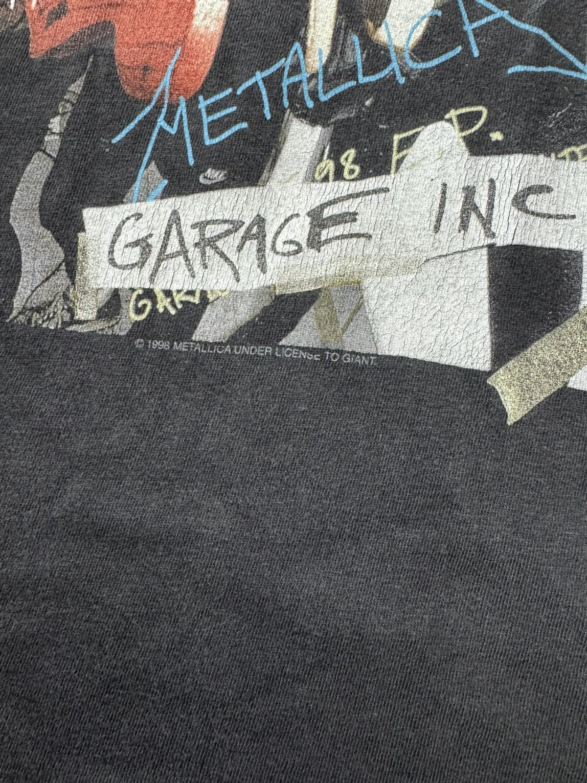 Metallica Vintage Metallica 1998 Garage Inc Size US XL / EU 56 / 4 - 2 Thumbnail