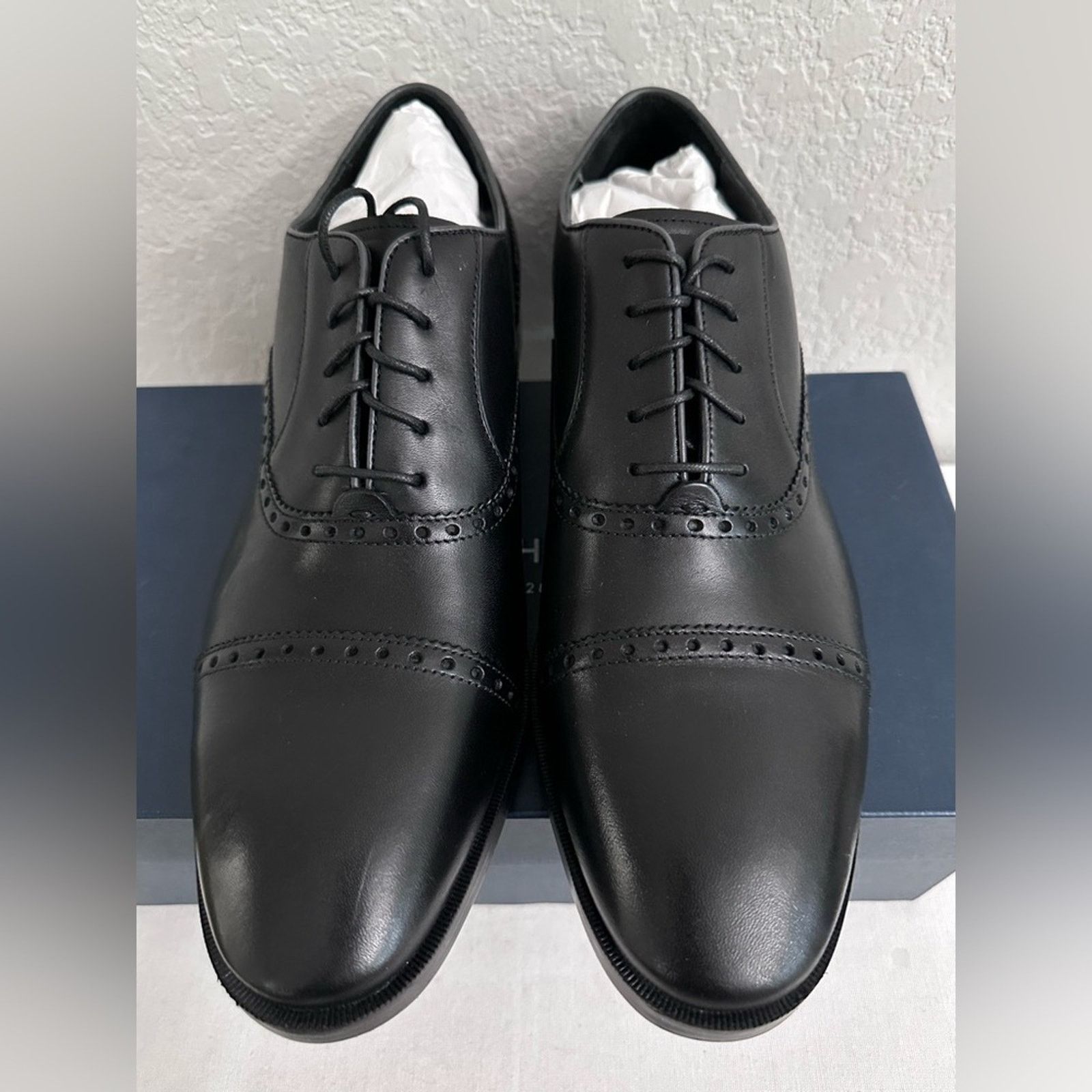 Cole Haan Cole Haan Hamilton Grand Cap Toe Oxford Men 11 Black Size US 11 / EU 44 - 2 Thumbnail