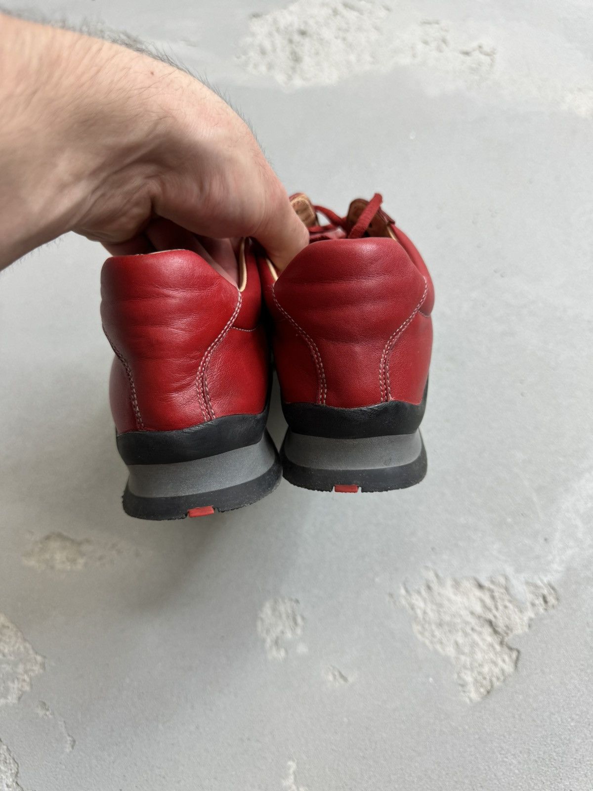 Prada Vintage Prada Sport Leather Sneakers Size US 7 / IT 37 - 5 Thumbnail